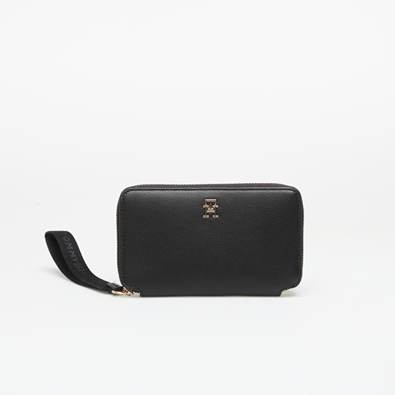 Wallet Tommy Hilfiger Logotape Compact Zip Around Wallet Black