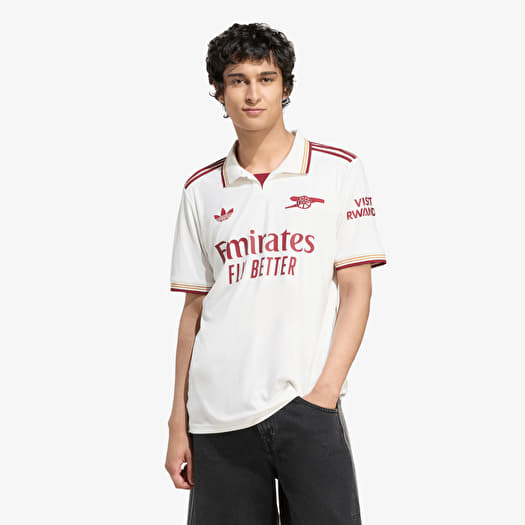 adidas Arsenal FC 25/26 Third Men's Football Jersey Cloud White/ Team Coll Burgundy 2