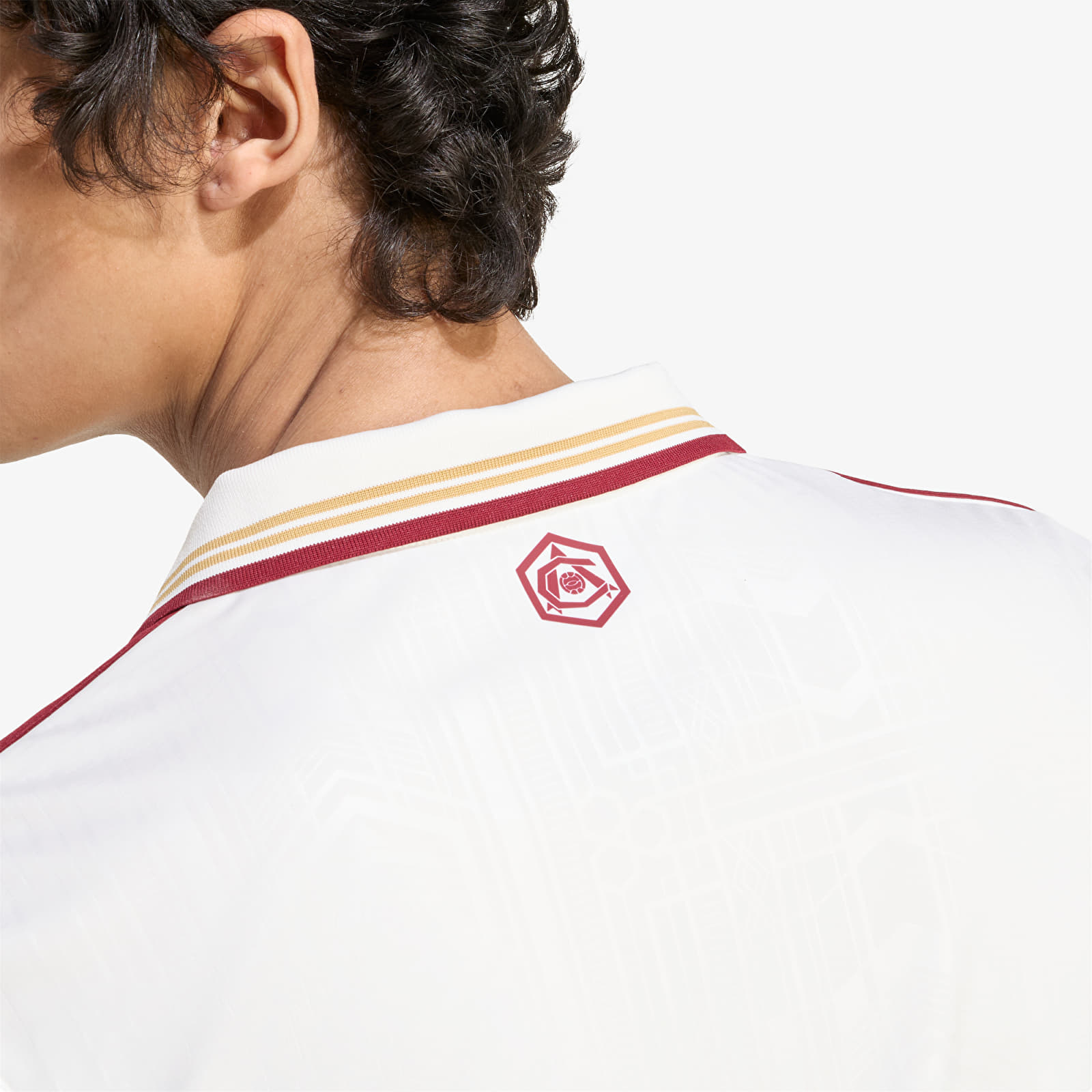 Dotjeran adidas Arsenal FC 25/26 Third Men's Football Jersey Cloud White/ Team Coll Burgundy 2