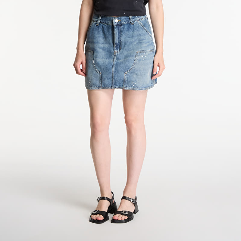 Szoknya Carhartt WIP W' Maeve Double Knee Skirt Blue