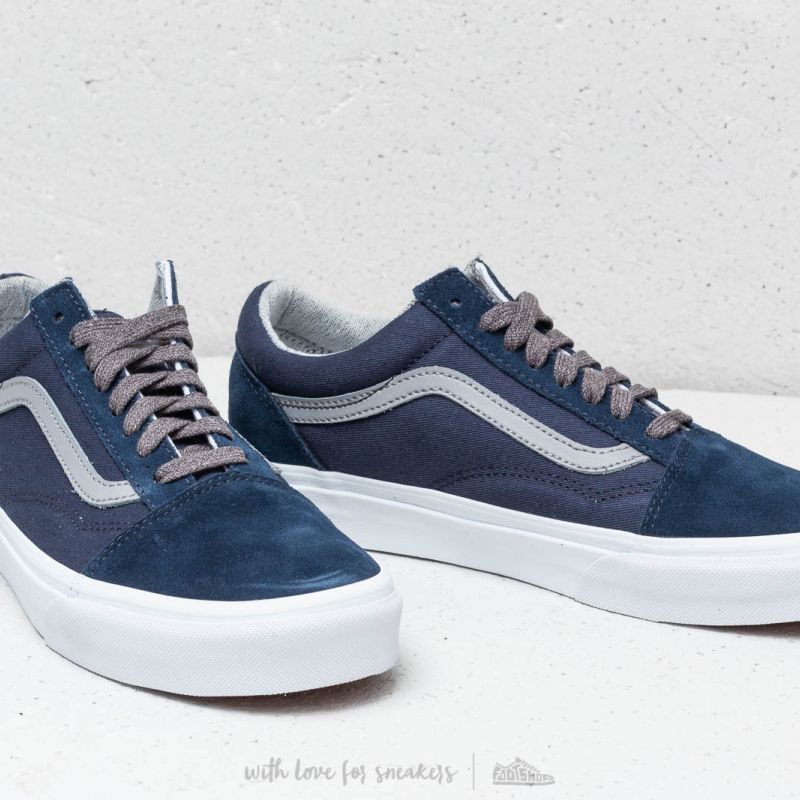 Men's shoes Vans Old Skool (Jersey Lace) Dress Blues/ Gray (VN0A38G1UNJ)