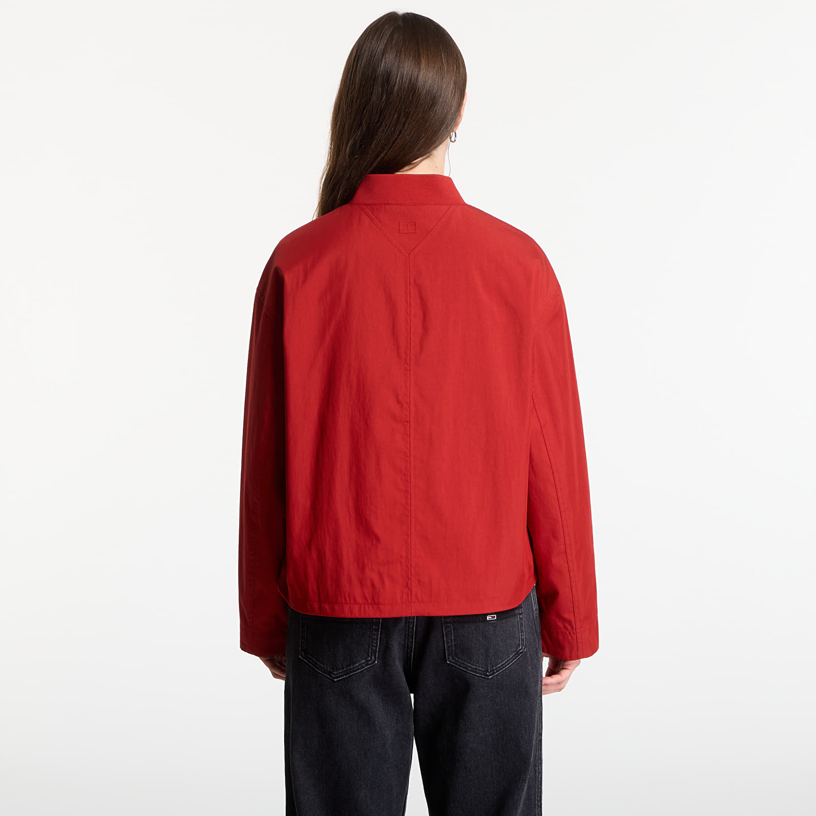 Women's jackets Tommy Hilfiger Cotton Bomber Dark Magma