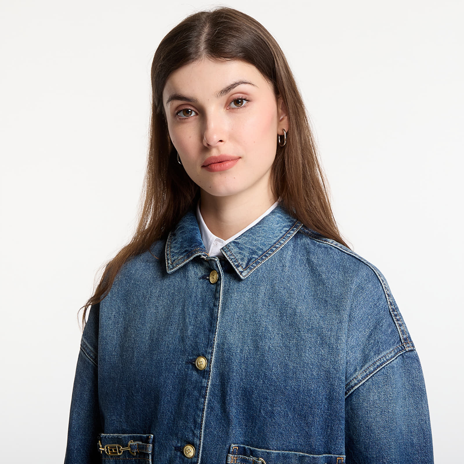 Women's jackets Tommy Hilfiger Cropped Jacket Cam Mid Cam Mid