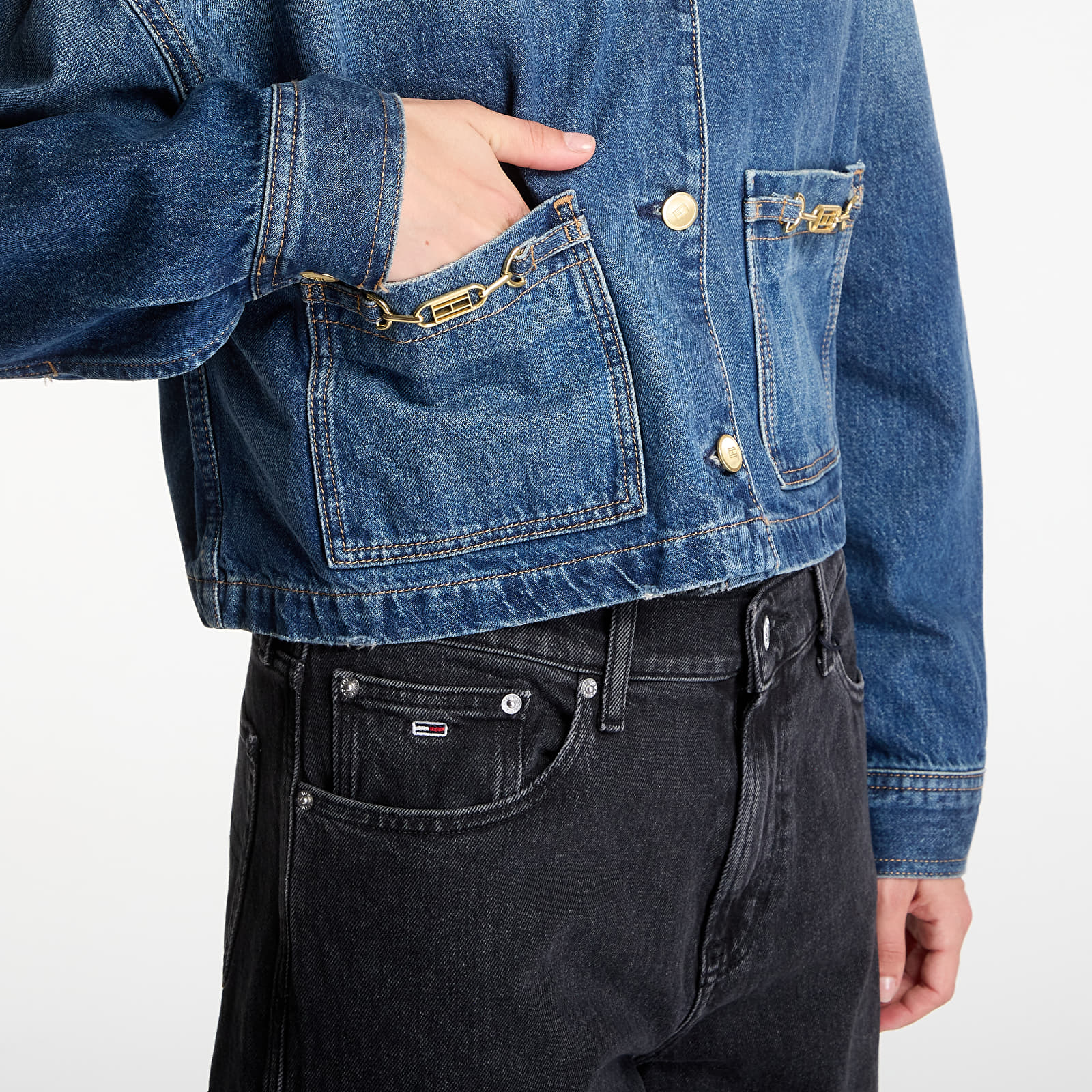 Women's jackets Tommy Hilfiger Cropped Jacket Cam Mid Cam Mid