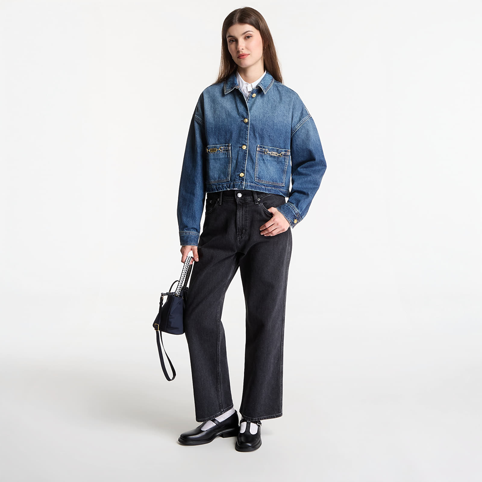 Women's jackets Tommy Hilfiger Cropped Jacket Cam Mid Cam Mid