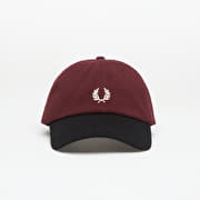 Fred Perry Blocked Pique Classic Cap OX Blood