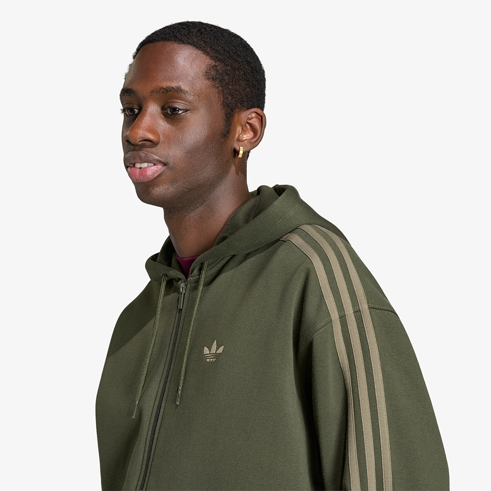 Hoodies and sweatshirts  adidas Baggy Fz Hoodie Night Cargo