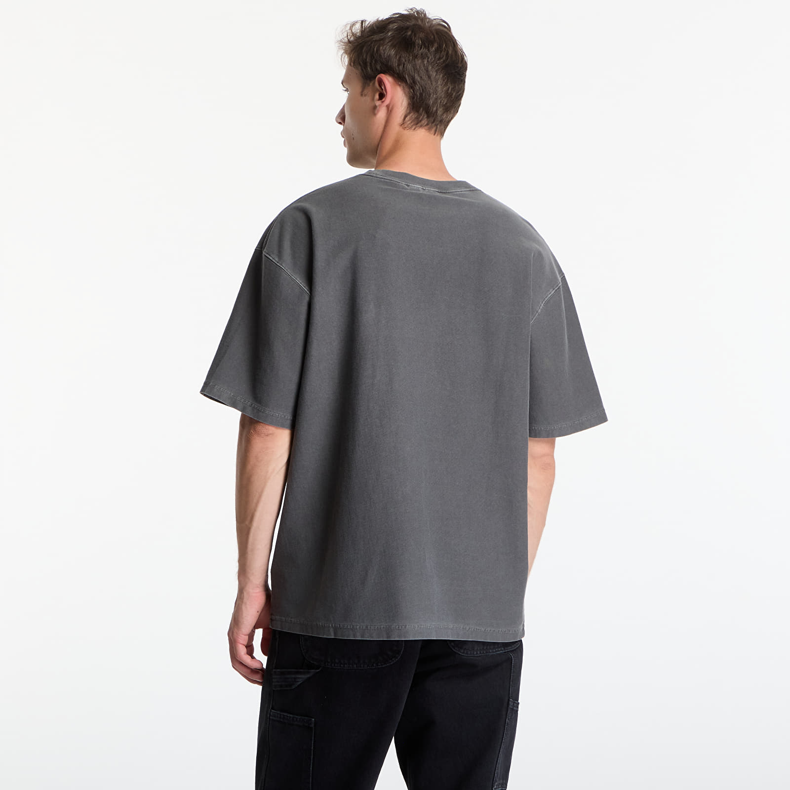 Camisetas de hombre Carhartt WIP S/S Loose Pocket T-Shirt UNISEX Black Garment Dyed