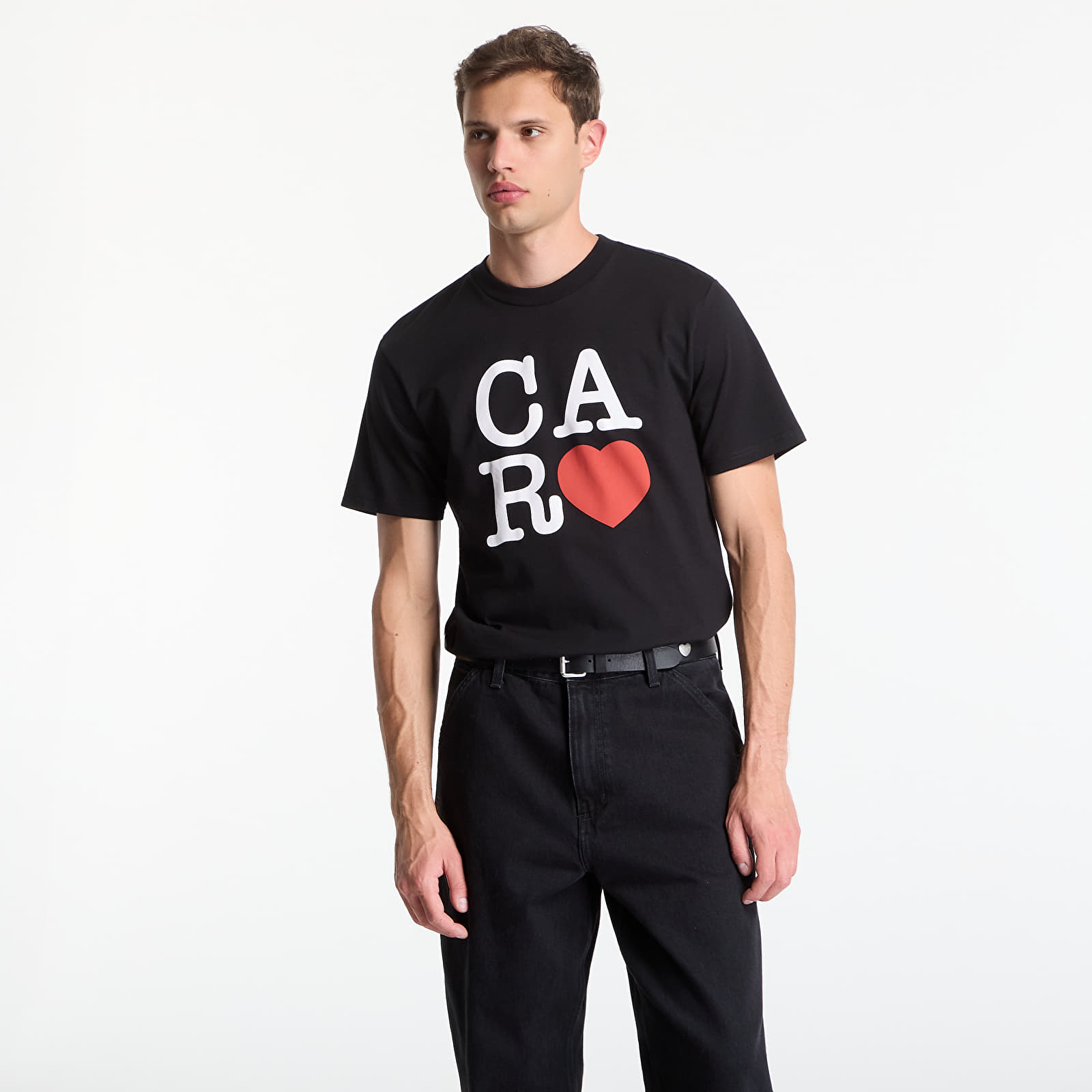 Men's T-shirts Carhartt WIP S/S I Hartt T-Shirt UNISEX Black