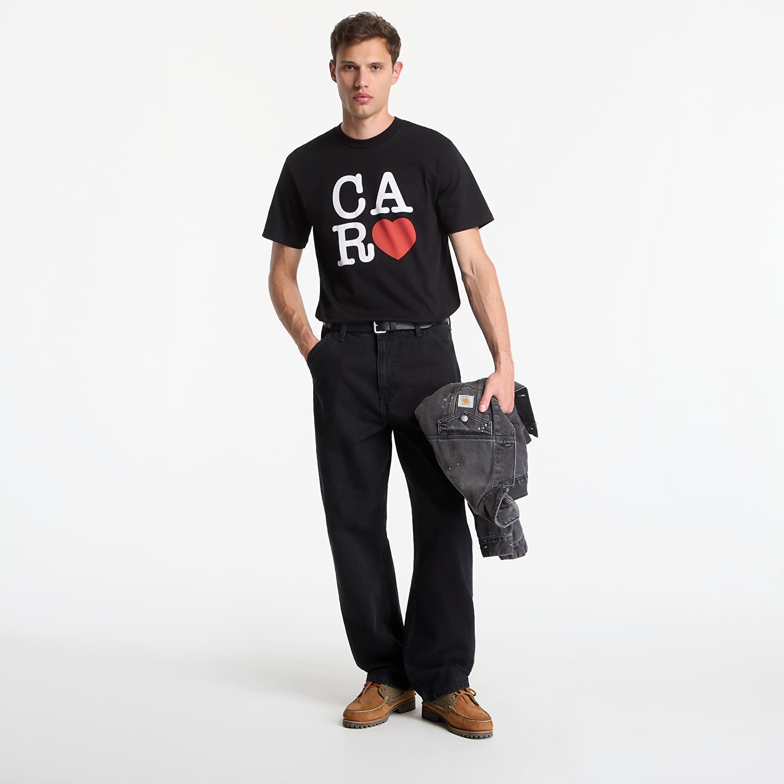 Men's T-shirts Carhartt WIP S/S I Hartt T-Shirt UNISEX Black