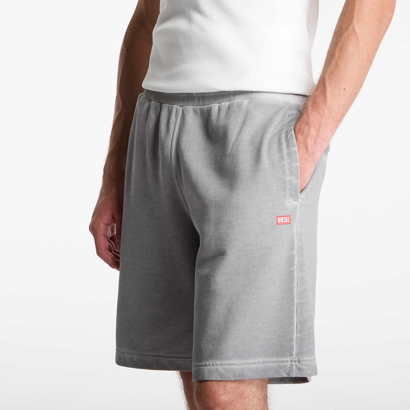 Shorts voor heren Diesel P-Crown-V1 Shorts Steeple Gray