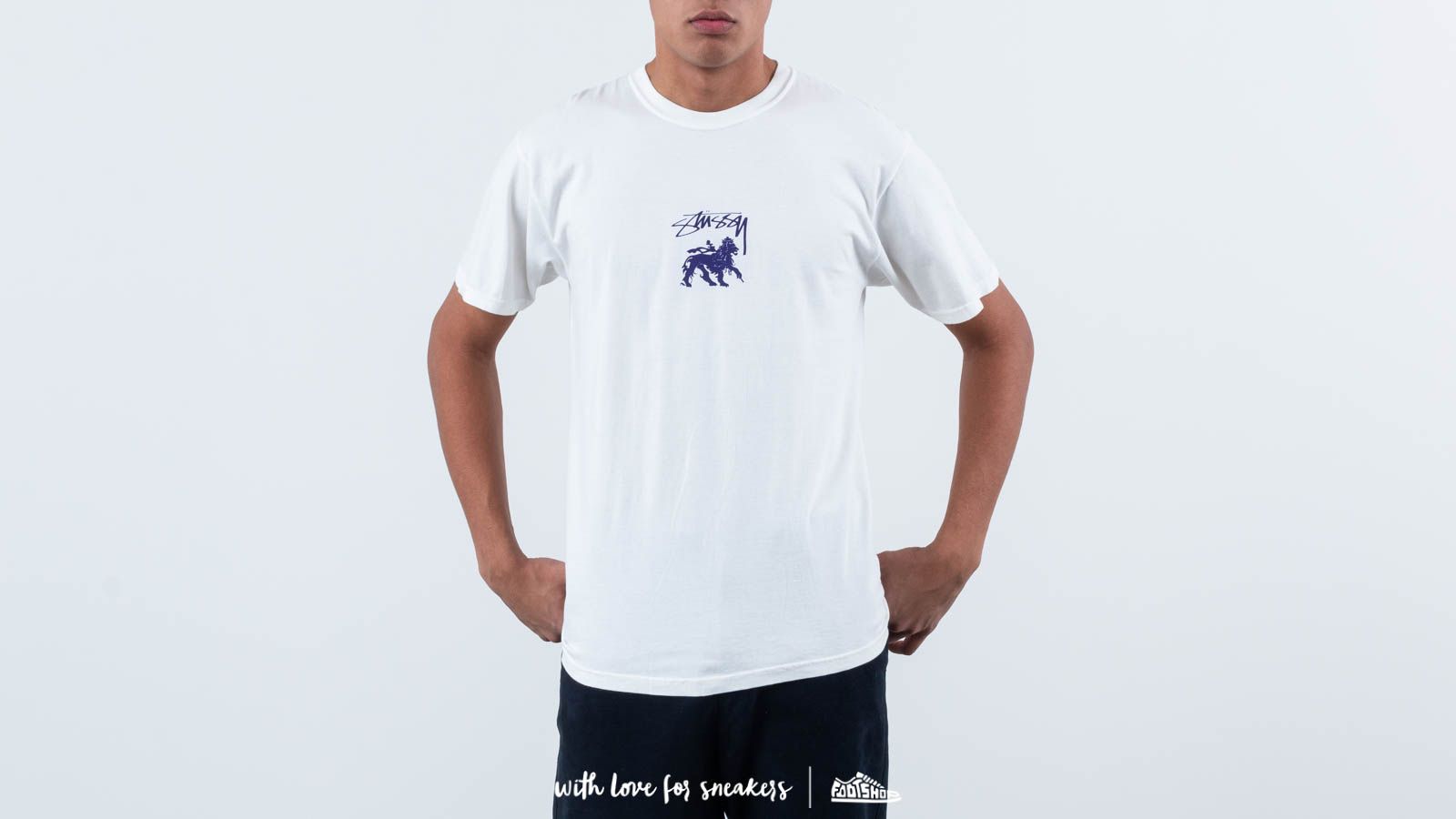 T-Shirts and shirts Stüssy Stock Lion Pig Dyed Tee Natural