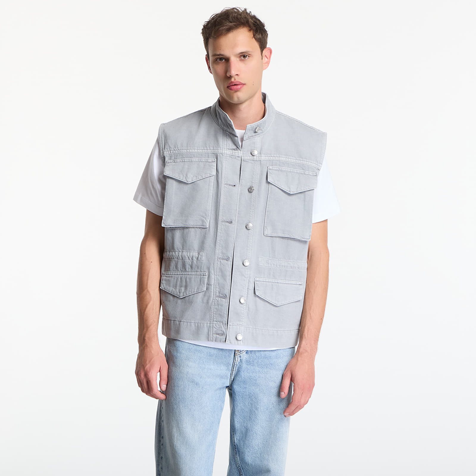 Sieviešu vestes Calvin Klein Utility Field Vest Grey