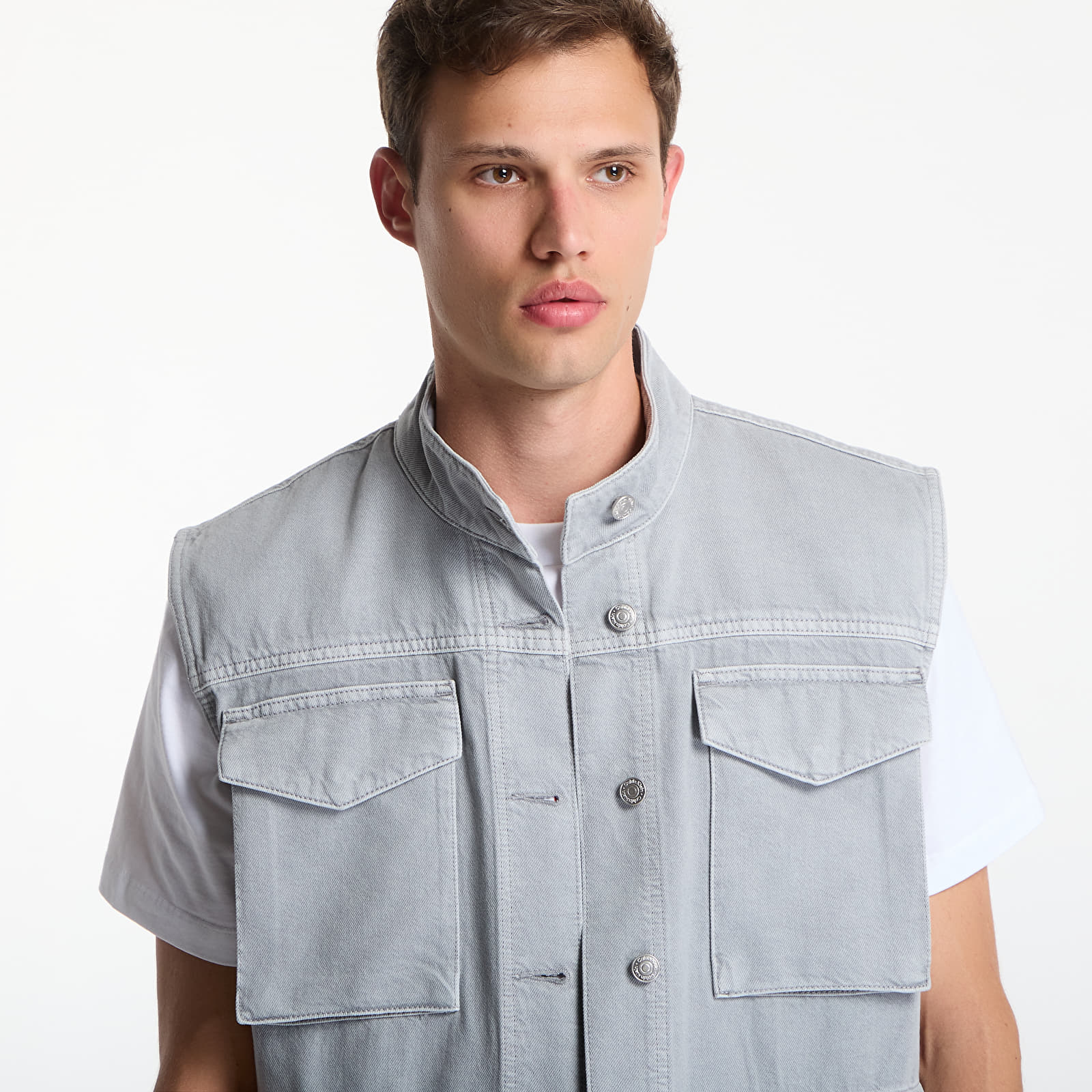 Sieviešu vestes Calvin Klein Utility Field Vest Grey