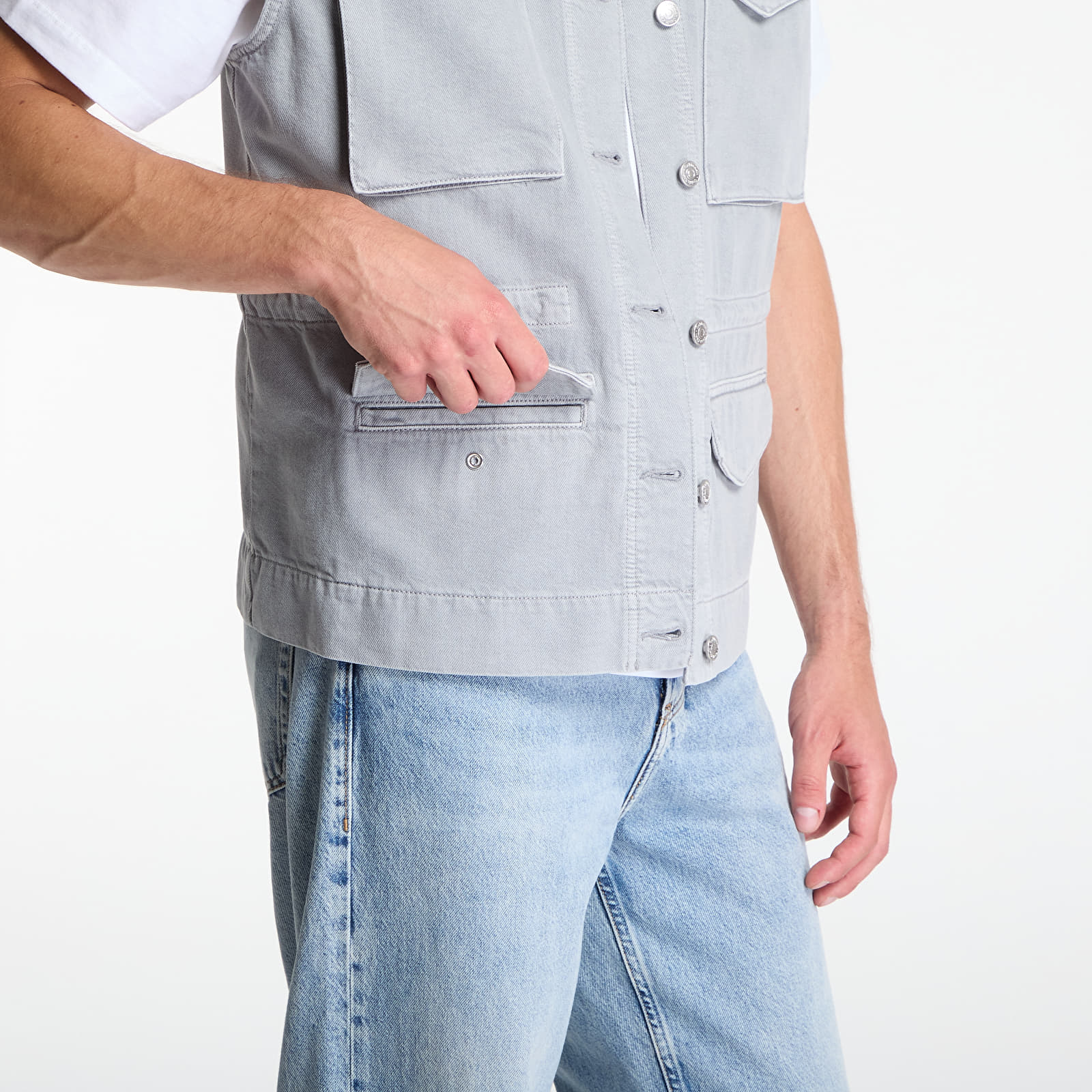 Sieviešu vestes Calvin Klein Utility Field Vest Grey