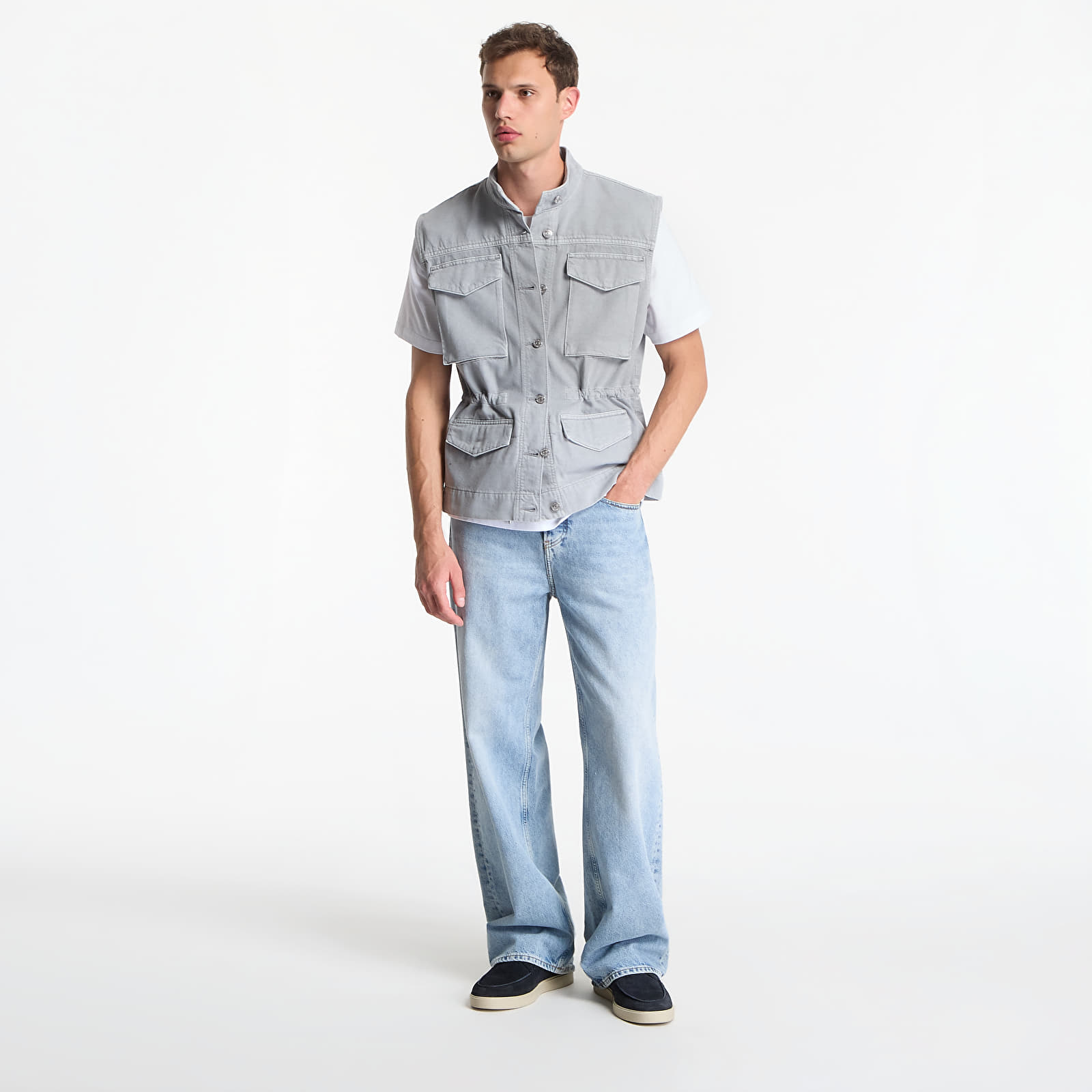 Sieviešu vestes Calvin Klein Utility Field Vest Grey