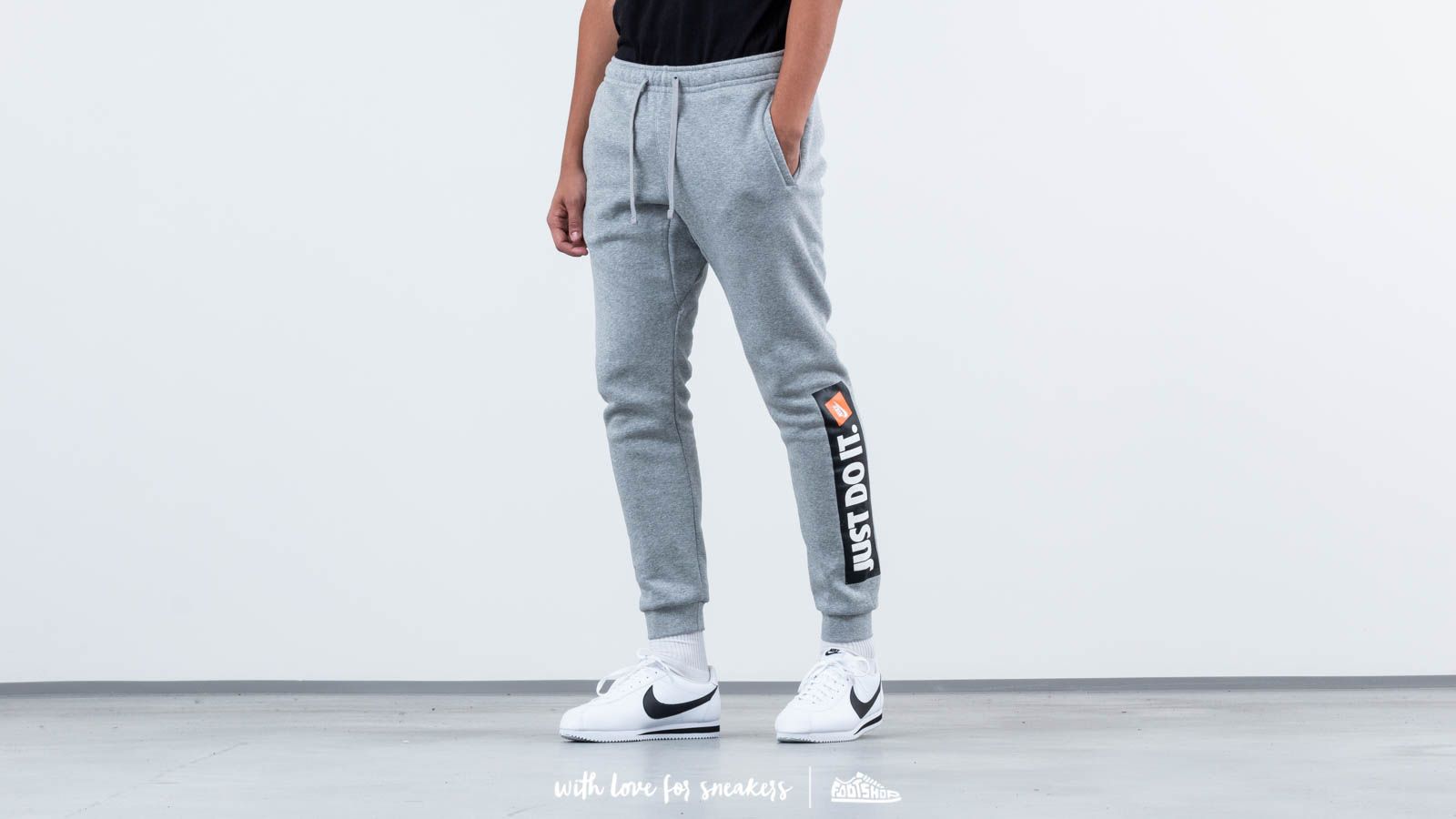 Jogging gris nike just do it cheap
