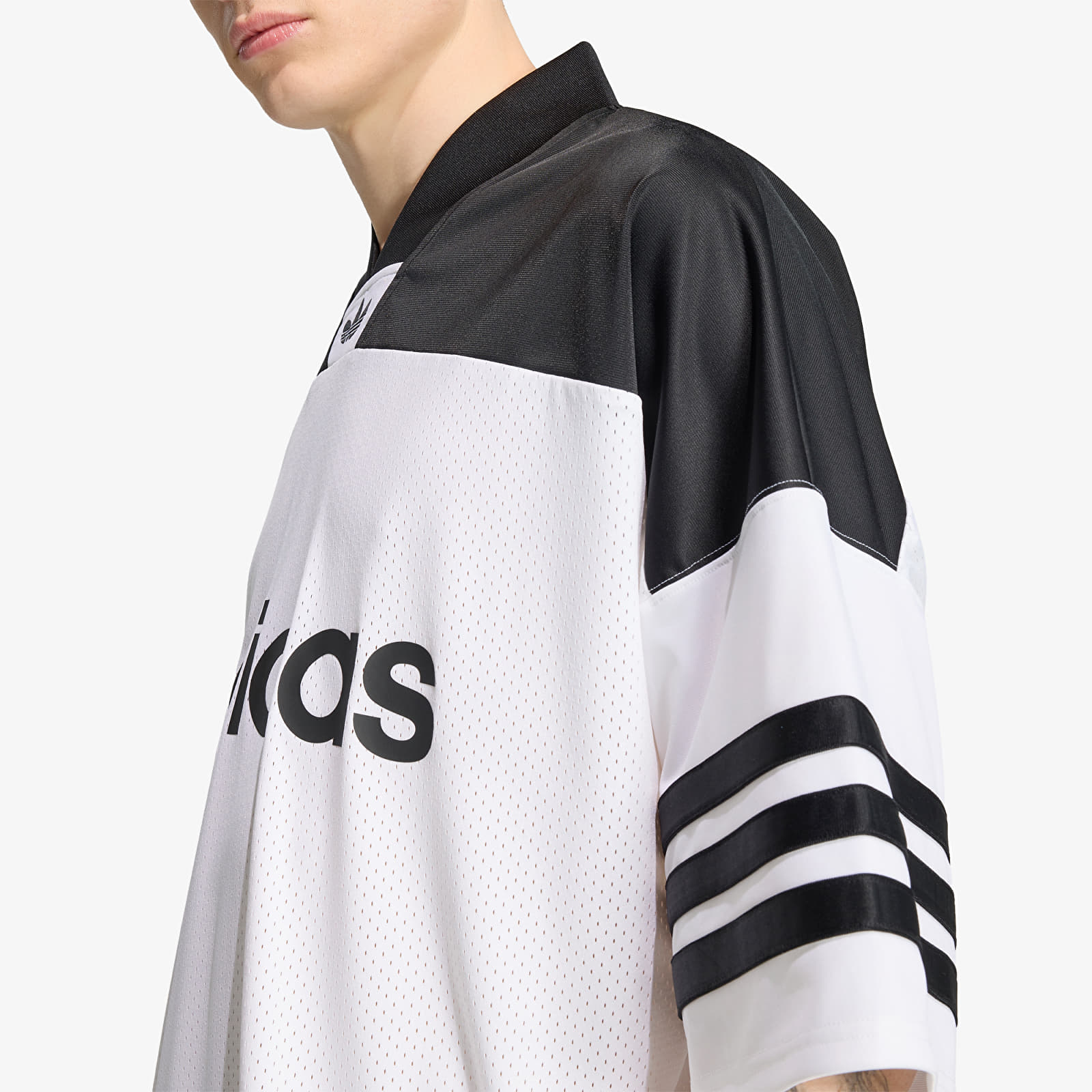 Jerseys adidas Adicolor Oversized American Football Jersey White/ Black