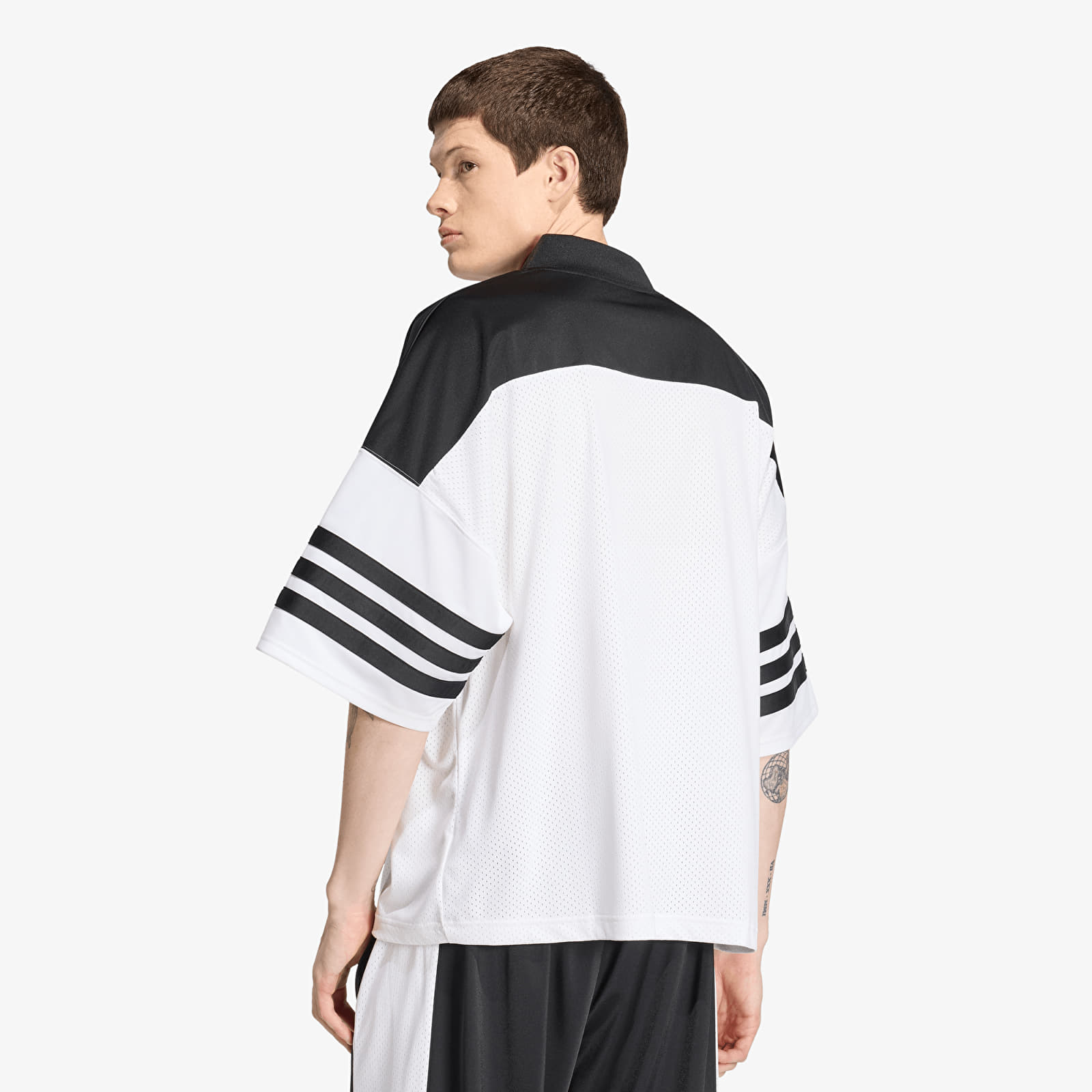 Jerseys adidas Adicolor Oversized American Football Jersey White/ Black