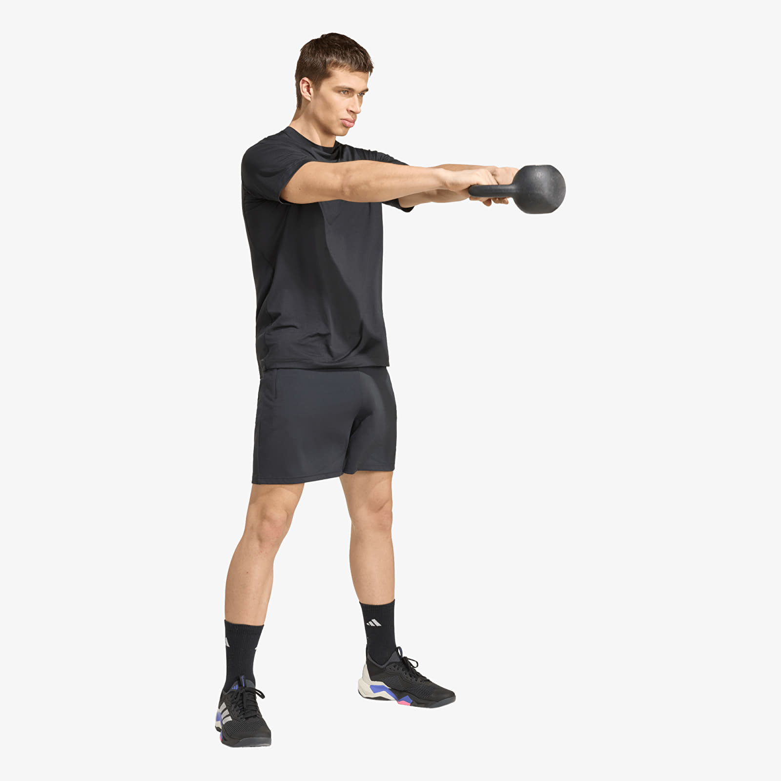 Korte broeken adidas Puremotionshort Black
