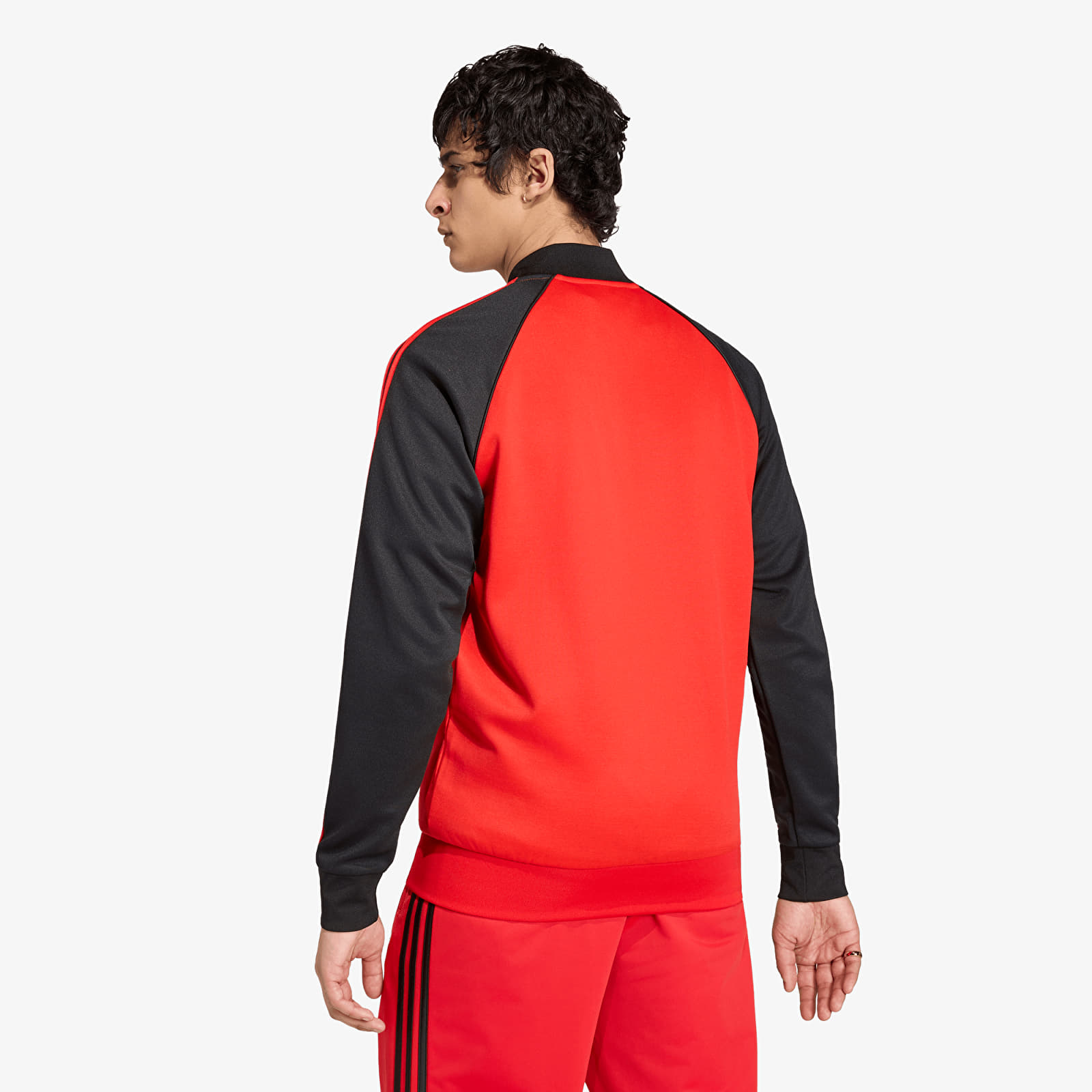 Mikinas ar kapuci un sporta krekli adidas Sst Tt Vivid Red