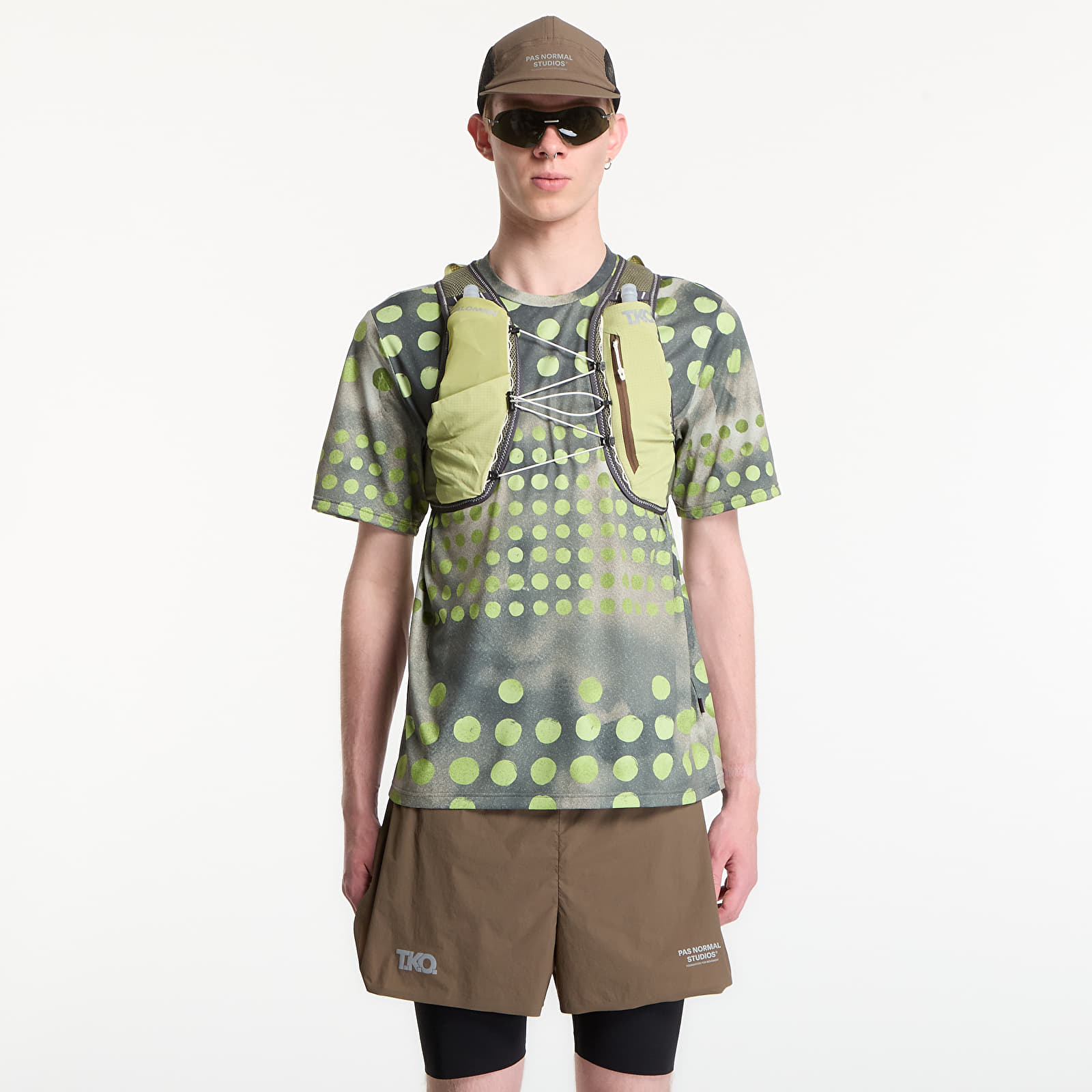 Västar Pas Normal Studios x Salomon Race Skin 2 T.K.O. Moss Green