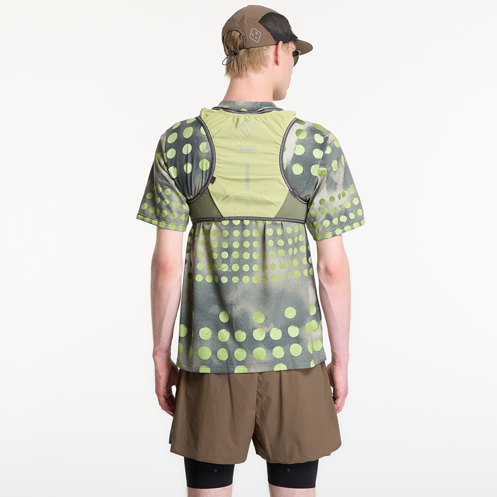 Västar Pas Normal Studios x Salomon Race Skin 2 T.K.O. Moss Green