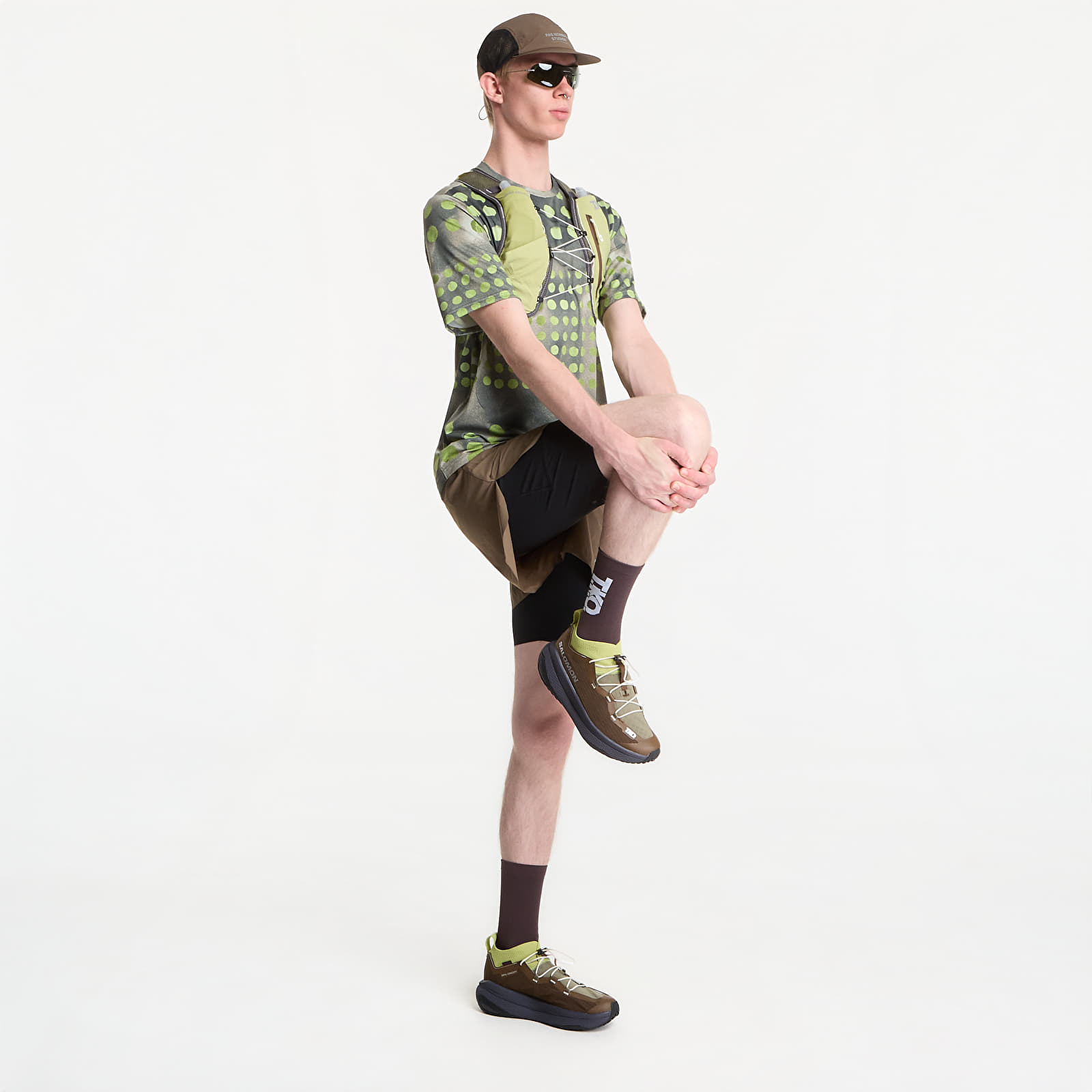 Västar Pas Normal Studios x Salomon Race Skin 2 T.K.O. Moss Green