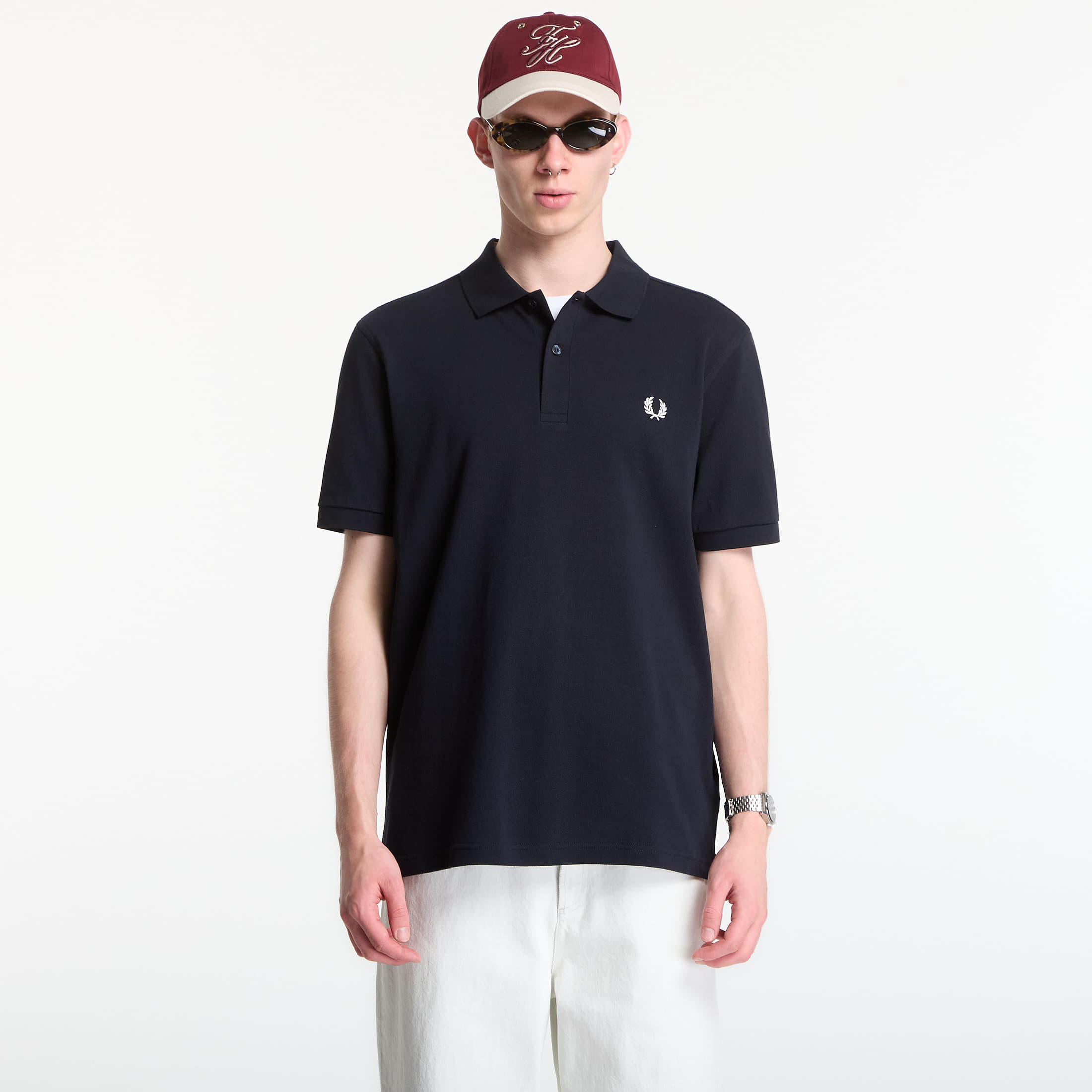 aglietta Fred Perry The Fred Perry Shirt Navy