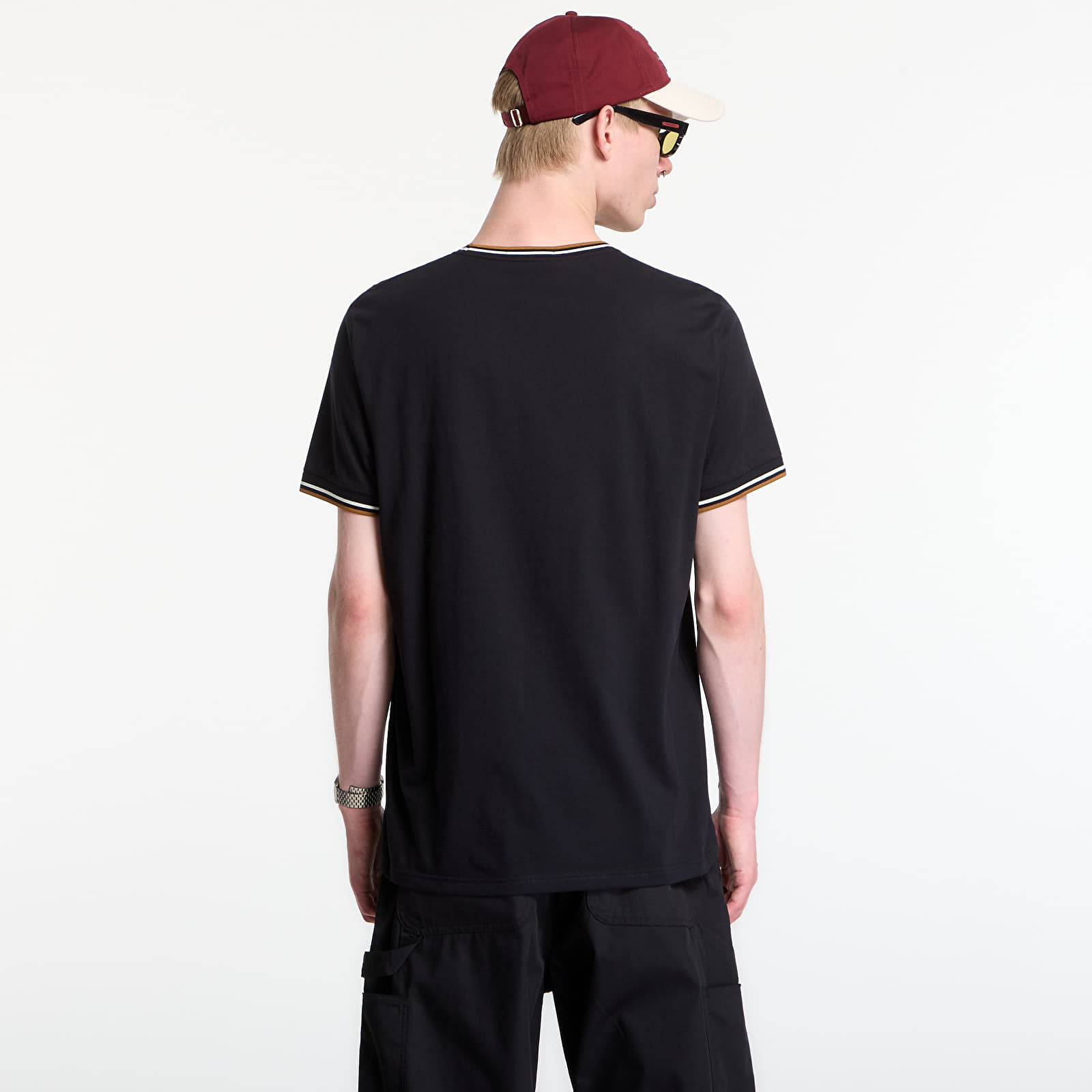 T-skjorter Fred Perry Twin Tipped T-Shirt Black