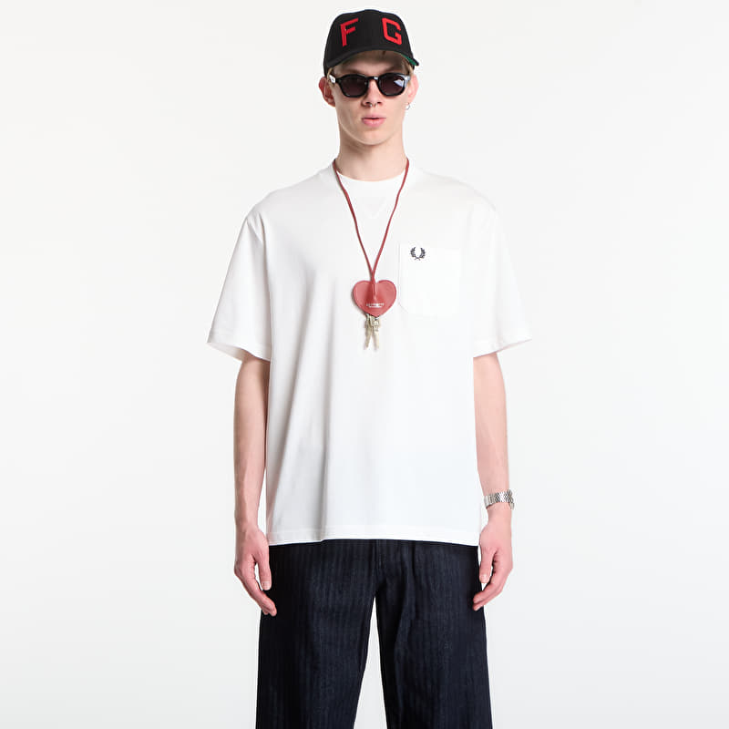 Fred Perry Pocket Detail T-Shirt White