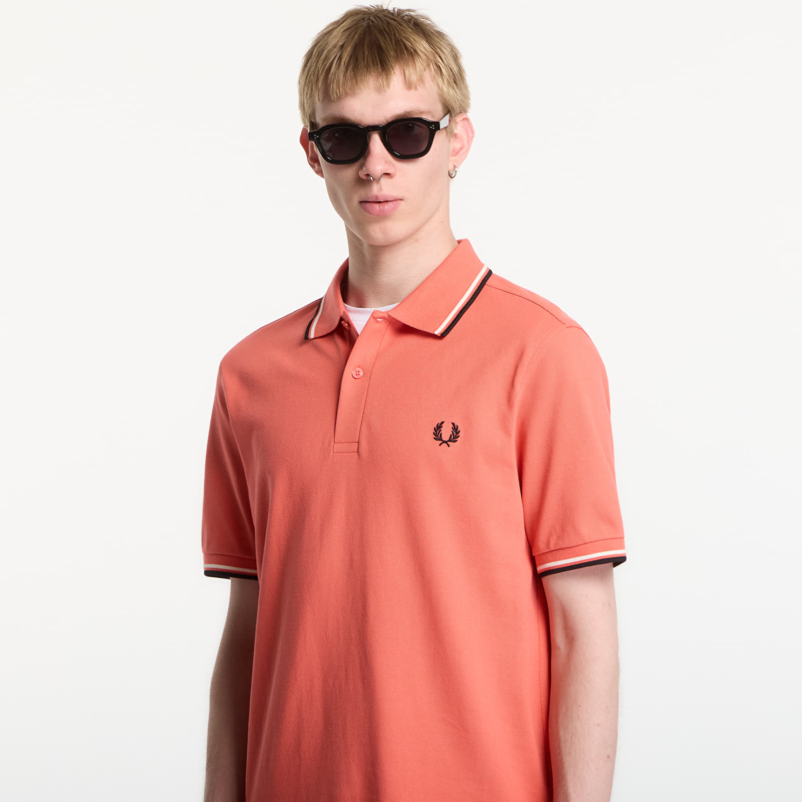 T-krekli Fred Perry Twin Tipped Fred Perry Shirt Pink