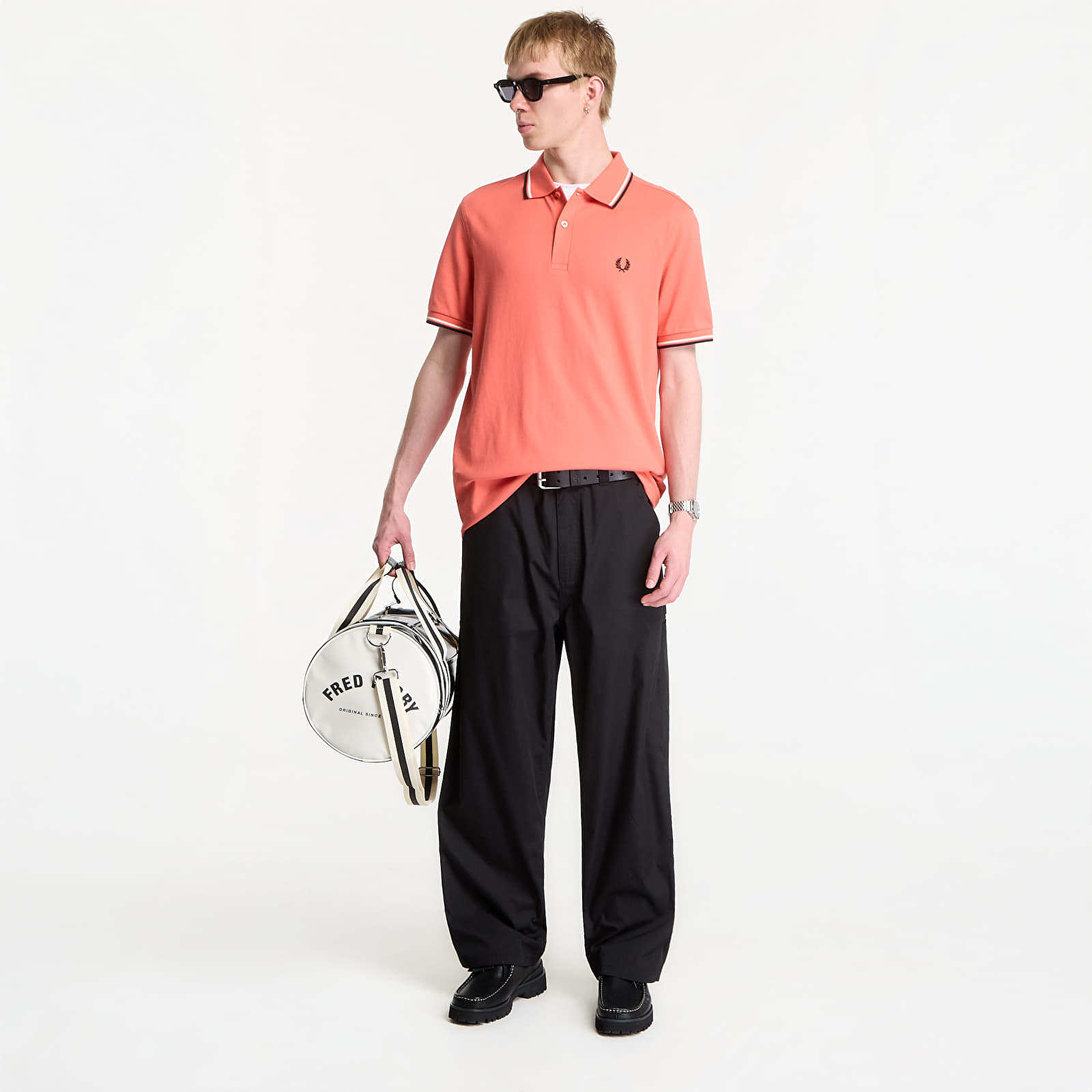 T-krekli Fred Perry Twin Tipped Fred Perry Shirt Pink