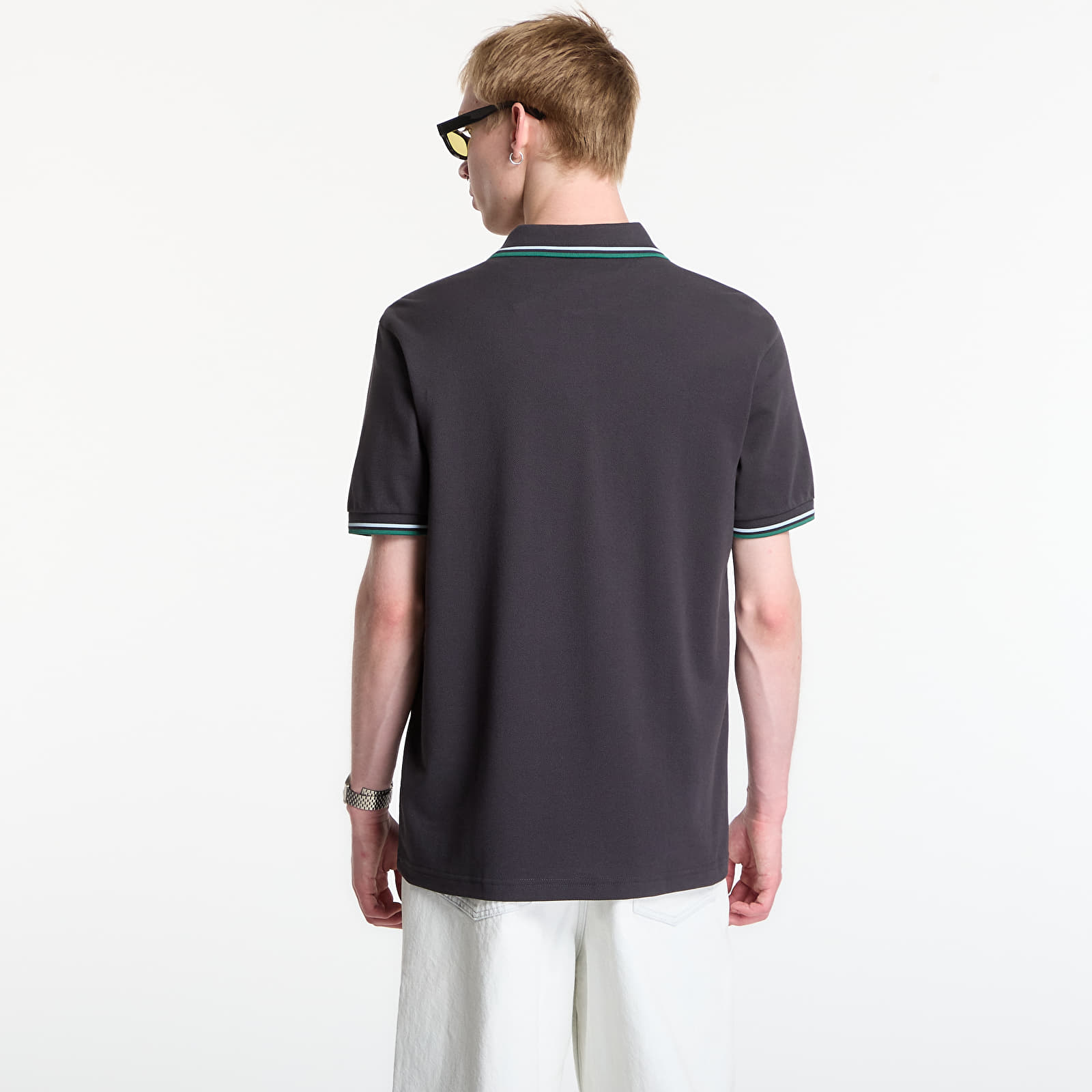 Camisetas Fred Perry Twin Tipped Fred Perry Shirt Anchor Grey