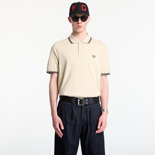 T-Shirt Fred Perry Twin Tipped Fred Perry Shirt Ecru