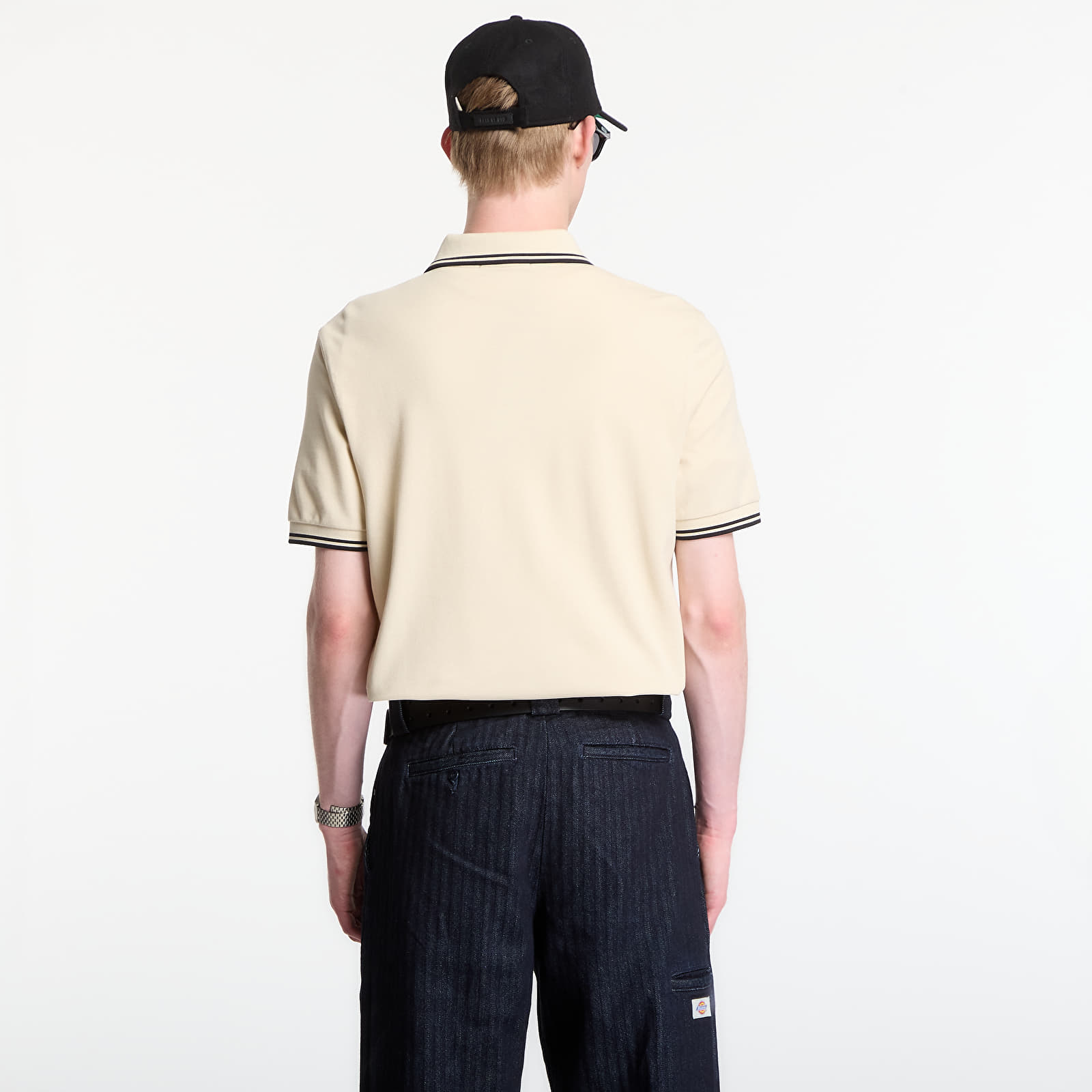 T-krekli Fred Perry Twin Tipped Fred Perry Shirt Ecru