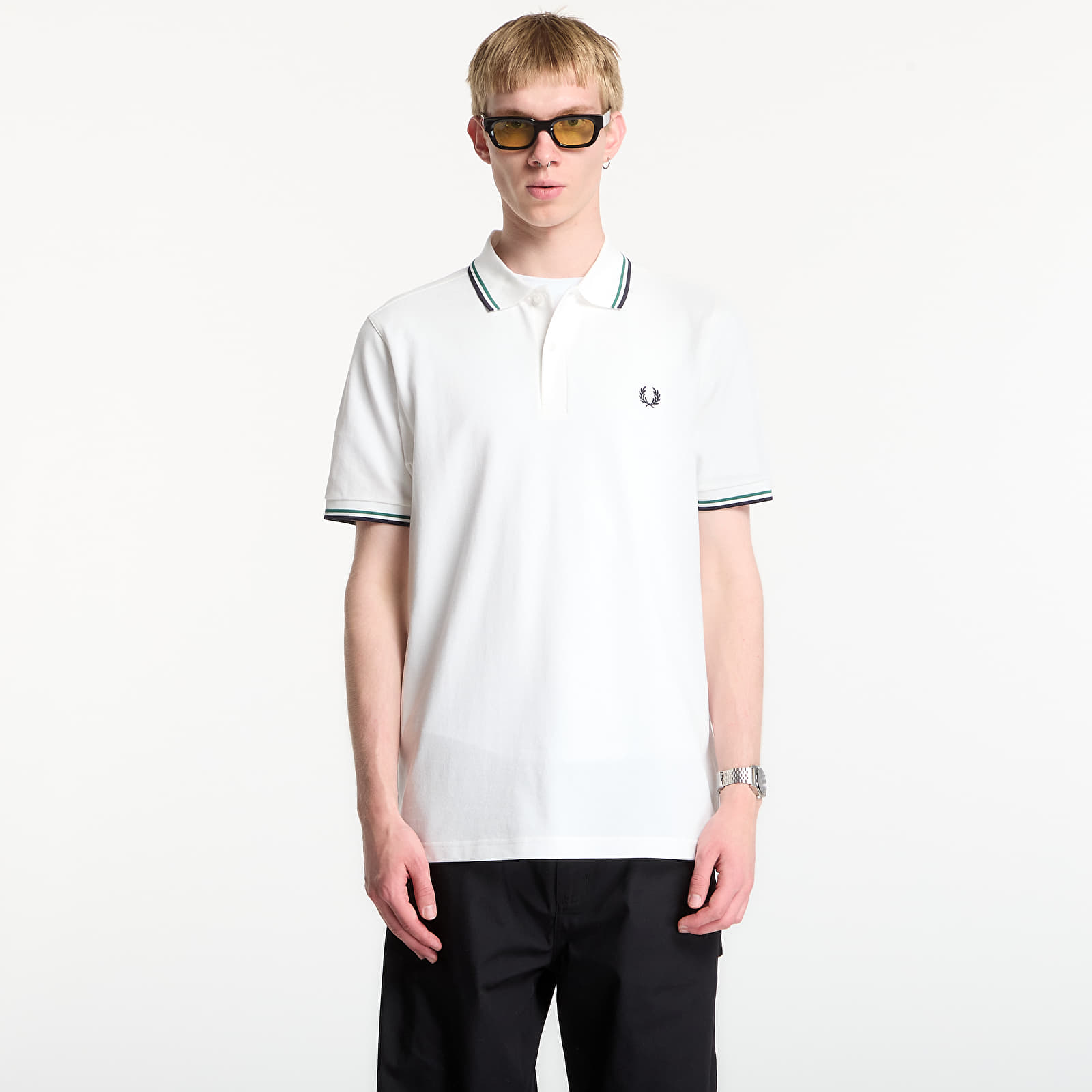 T-krekli Fred Perry Twin Tipped Fred Perry Shirt White