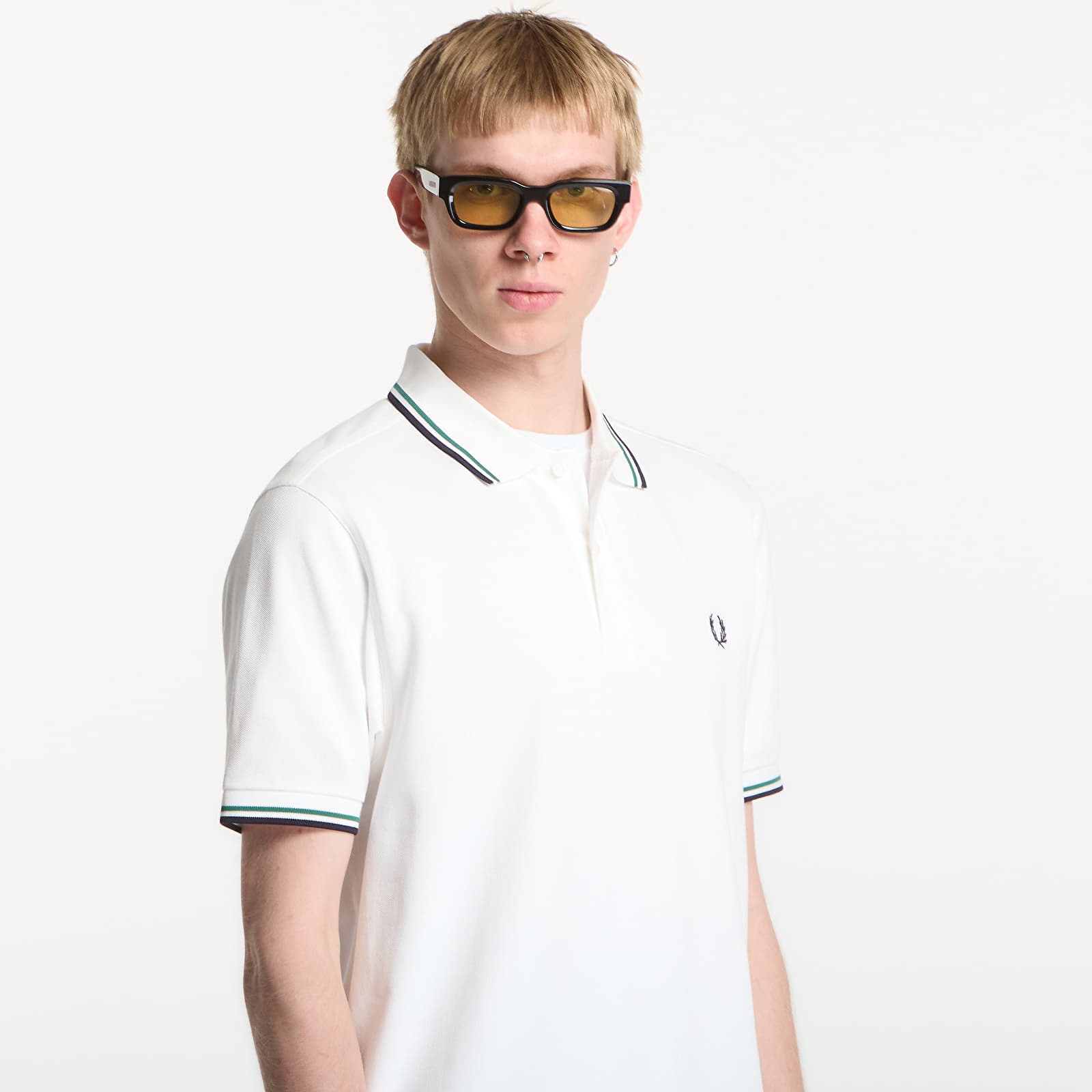 T-krekli Fred Perry Twin Tipped Fred Perry Shirt White