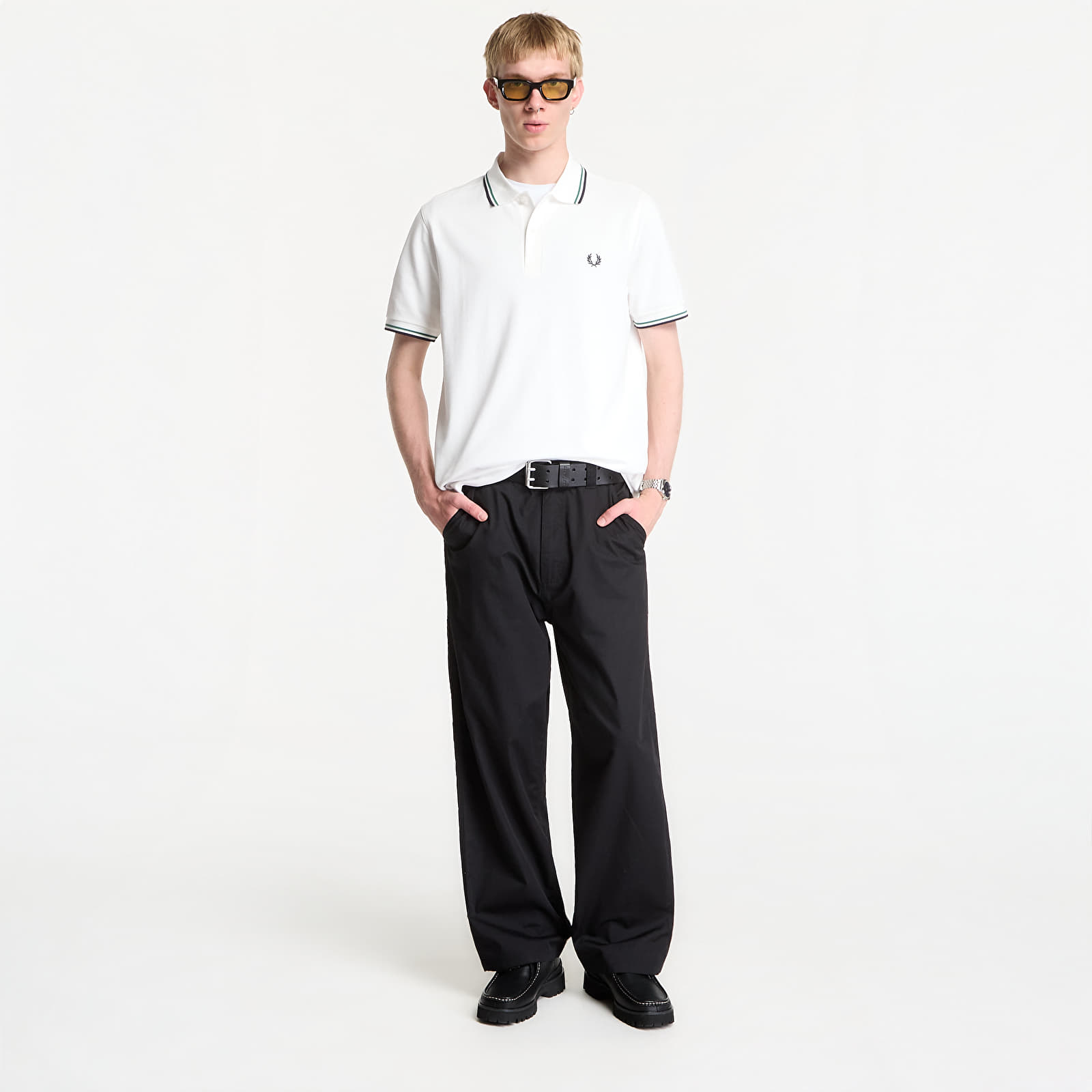 T-krekli Fred Perry Twin Tipped Fred Perry Shirt White