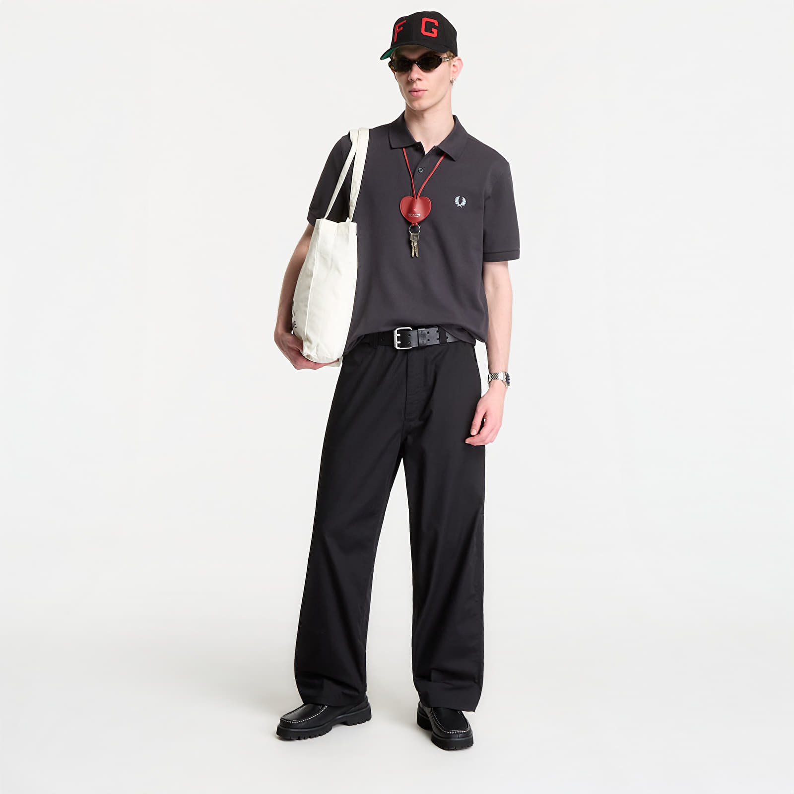 Футболки Fred Perry The Fred Perry Shirt Anchor Grey