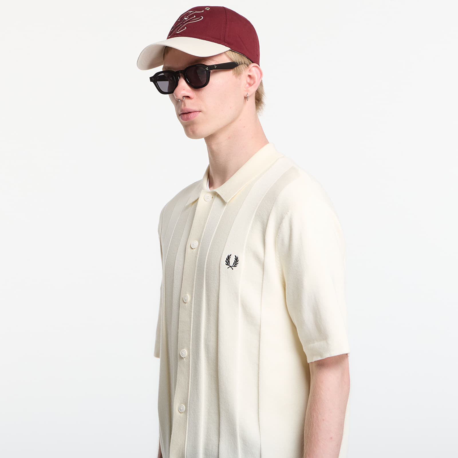 Skjorter Fred Perry Tonal Vertical Stripe Shirt ?