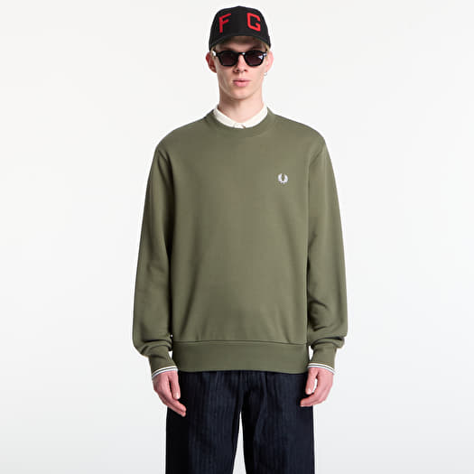 Толстовка Fred Perry Crew Neck Sweatshirt Green