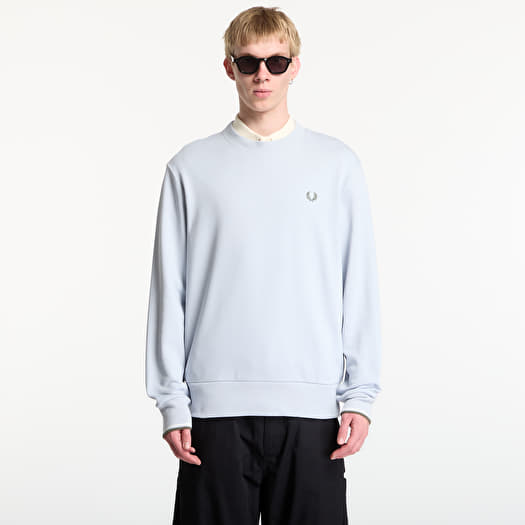Толстовка Fred Perry Crew Neck Sweatshirt Dusky Blue