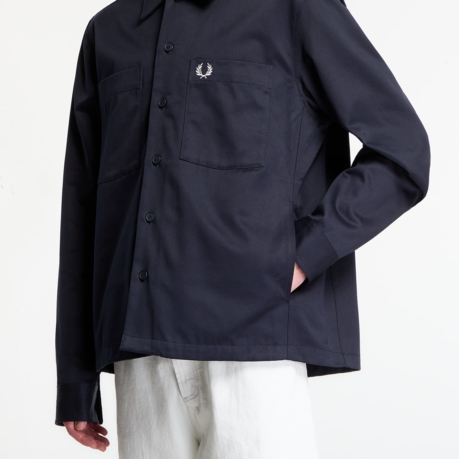 Overshirt Fred Perry Twill Overshirt Navy