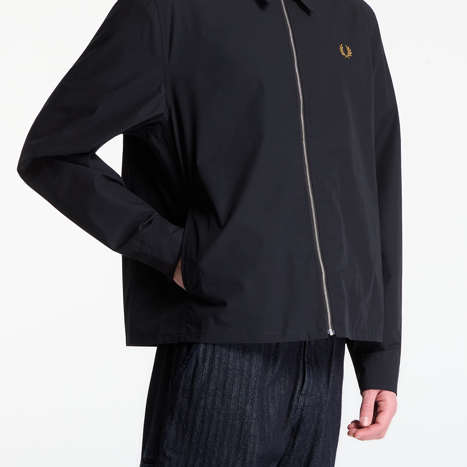 Overshirt Fred Perry Poplin Overshirt Black
