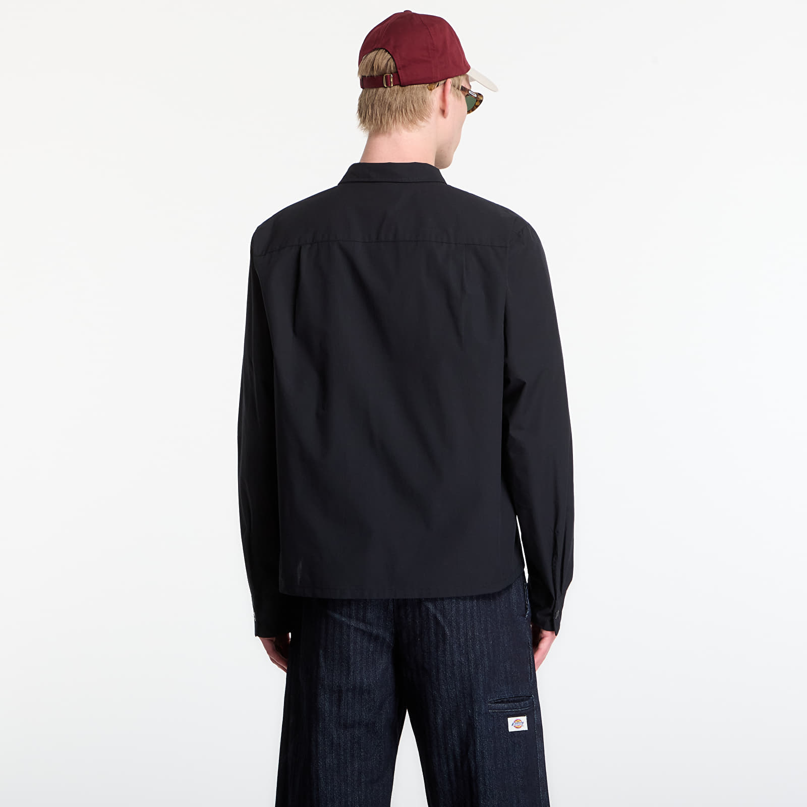 Overshirt Fred Perry Poplin Overshirt Black
