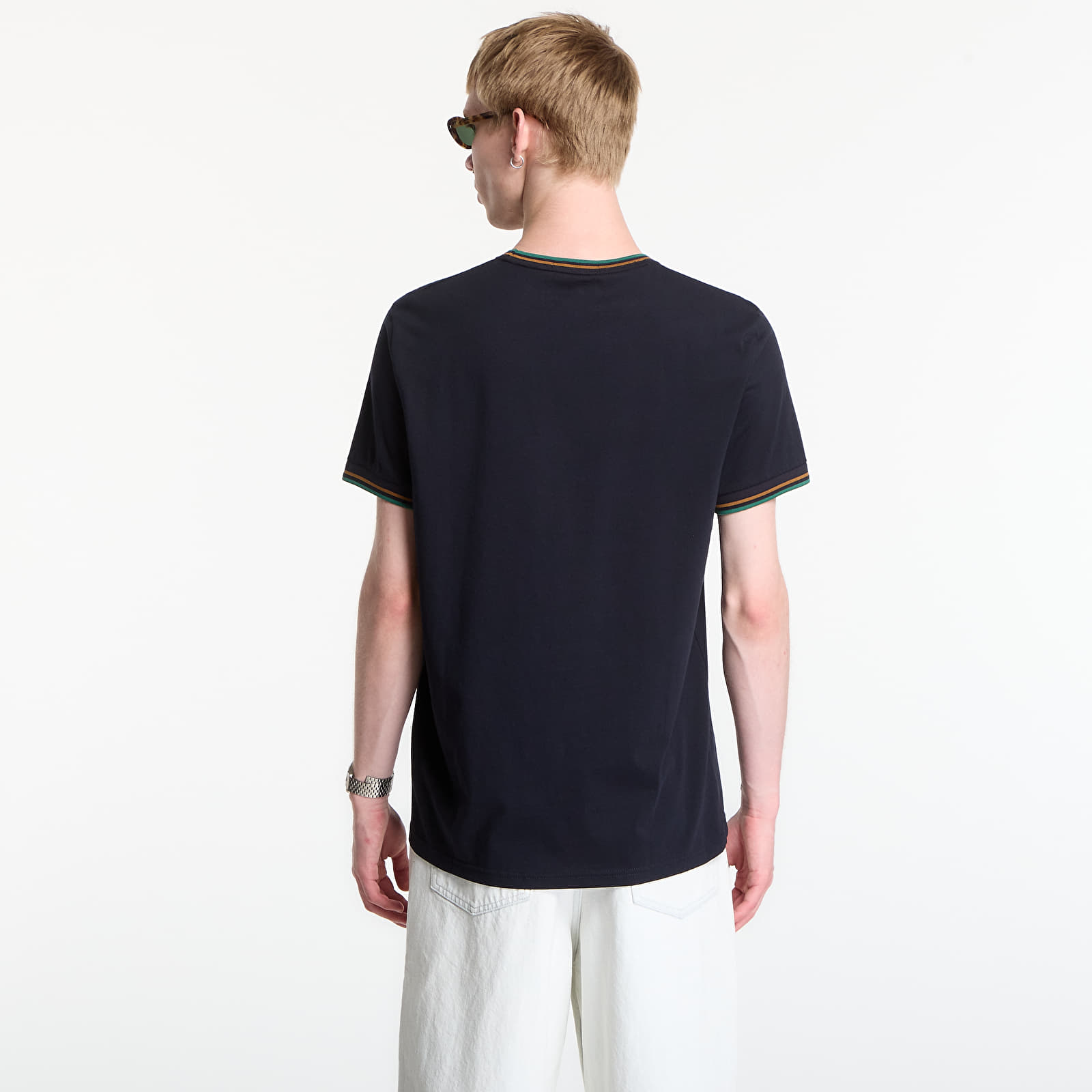 Majice i košulje Fred Perry Twin Tipped T-Shirt Navy