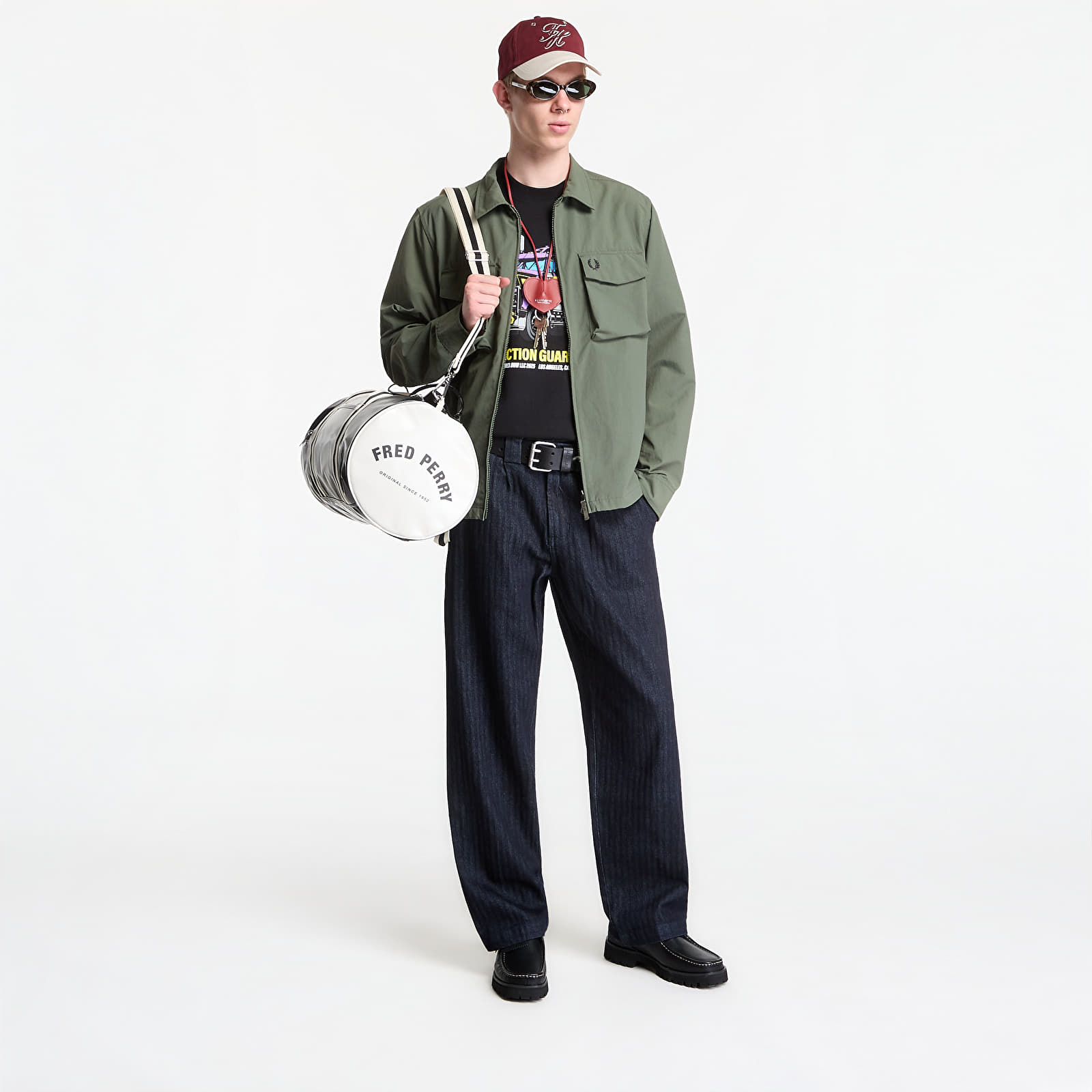 Overshirt Fred Perry Ripstop Pocket Overshirt Green