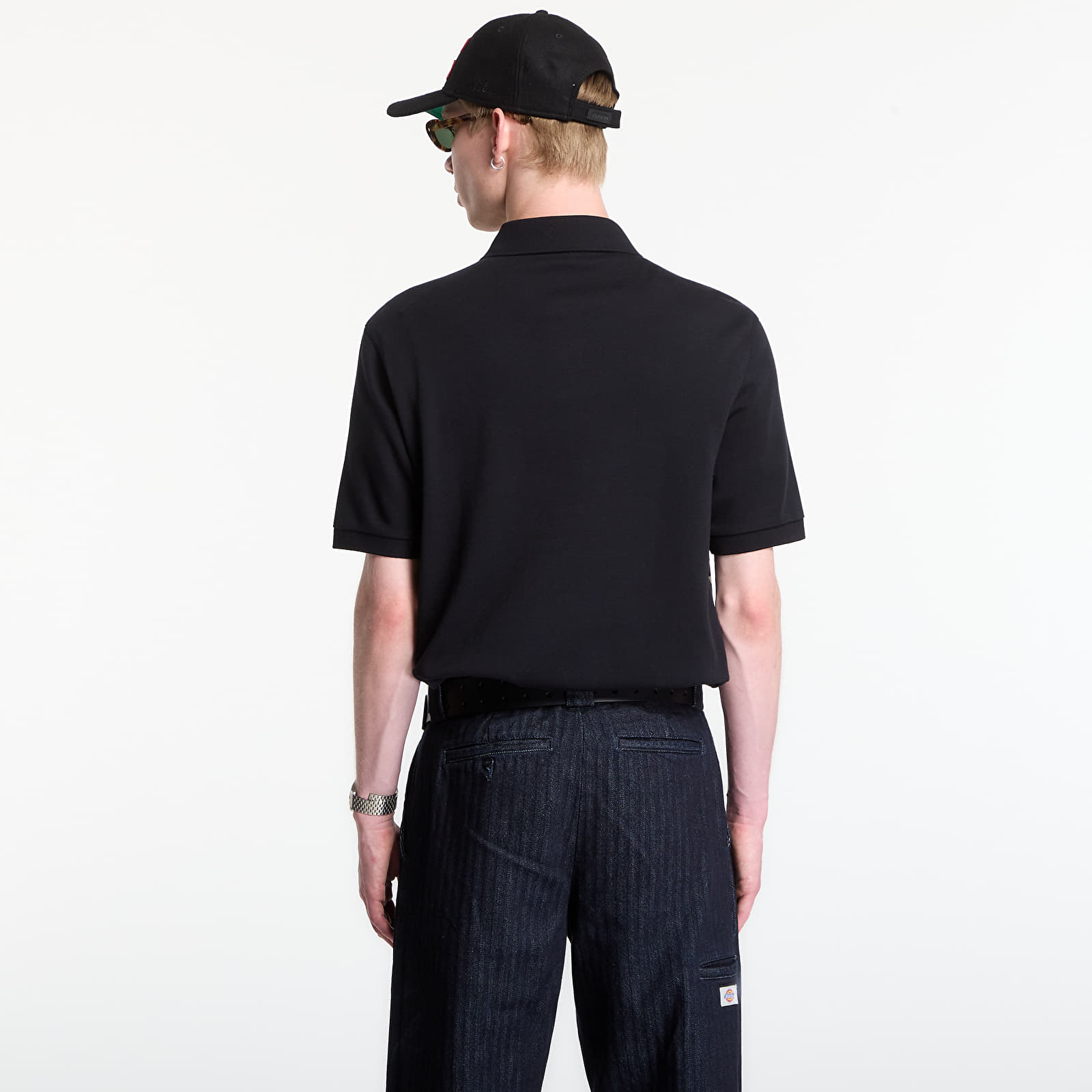 Polo T-shirts Fred Perry Geometric Polo Shirt Black