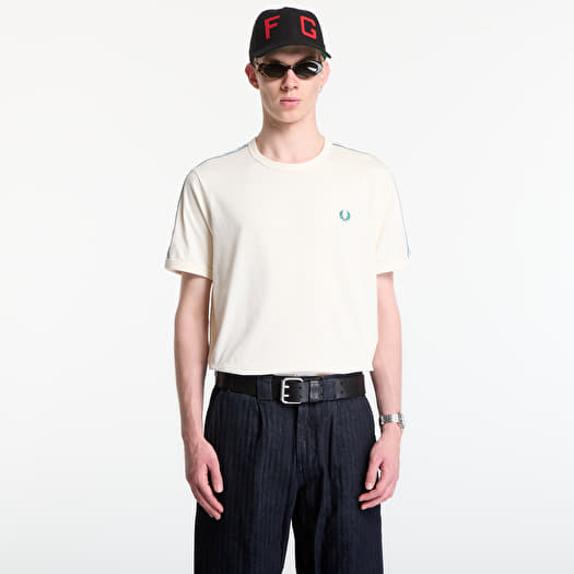 Футболка Fred Perry Contrast Tape Ringer T-Shirt Ecru